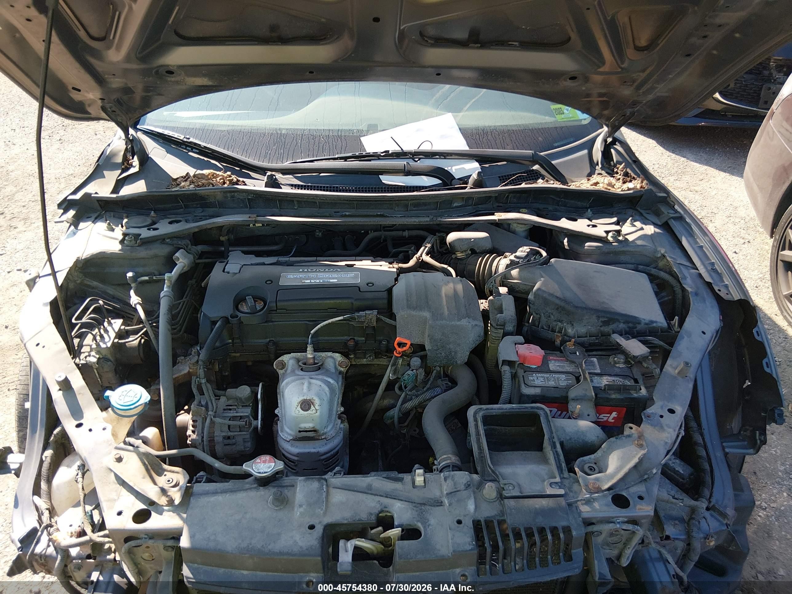 2013 Honda Accord Ex Gray vin: 1HGCR2F71DA218212