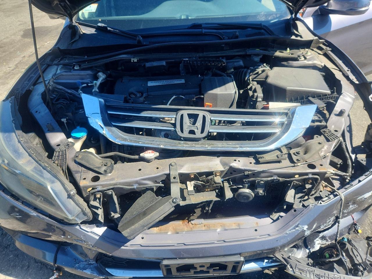 2014 Honda Accord Ex Gray vin: 1HGCR2F71EA002460