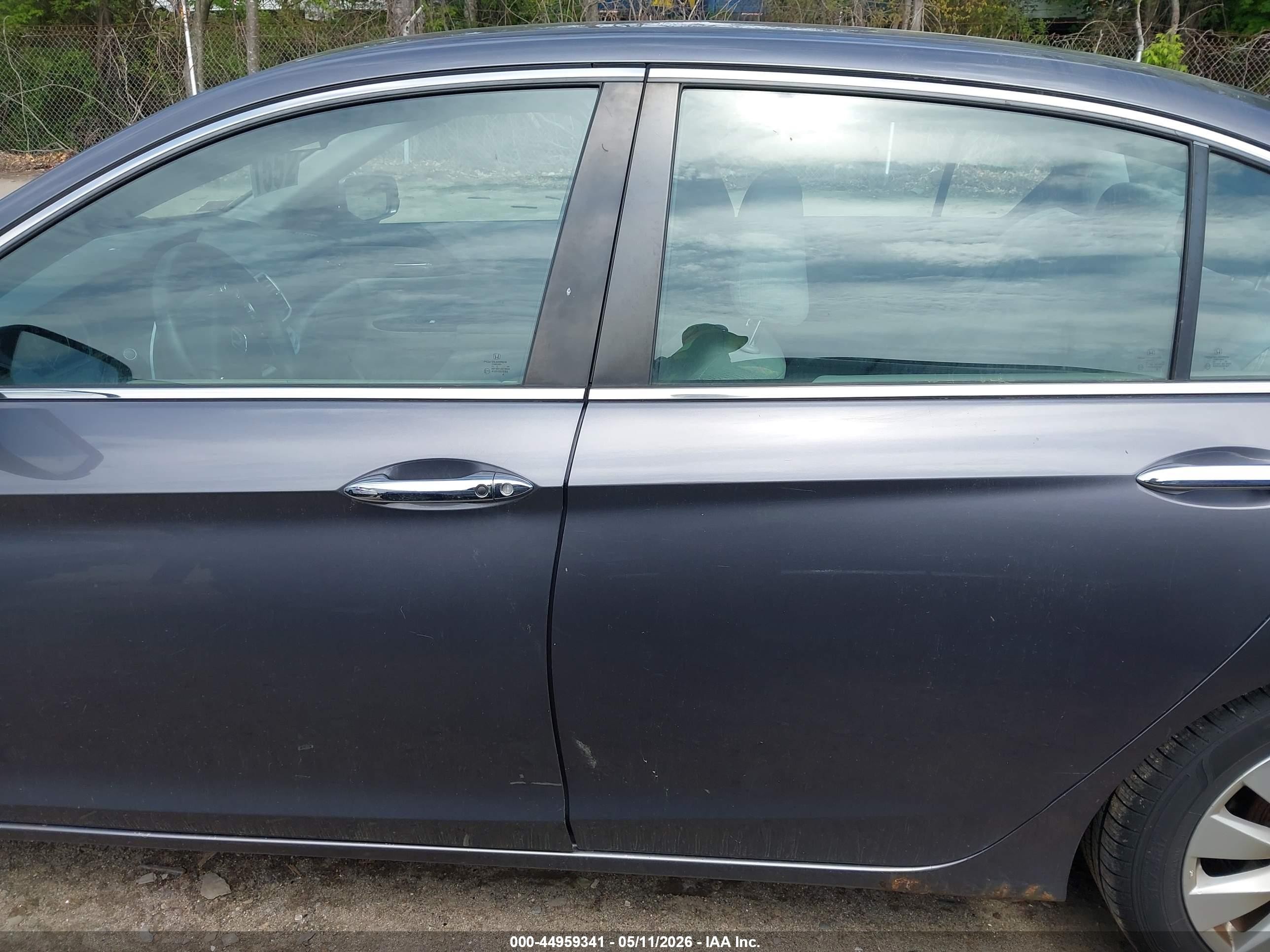 2014 Honda Accord Ex Серый vin: 1HGCR2F71EA017525