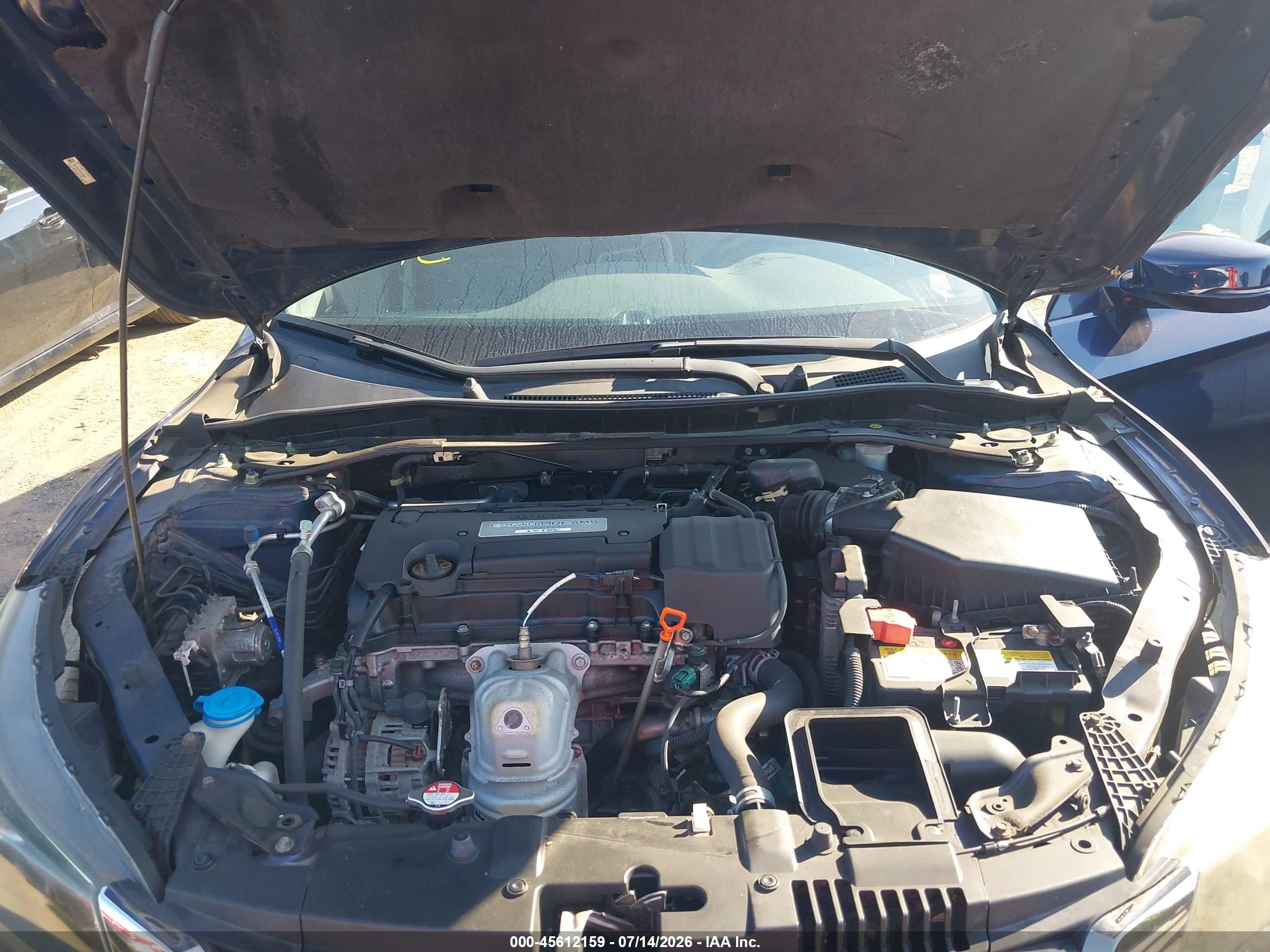 2014 Honda Accord Ex Blue vin: 1HGCR2F71EA026886