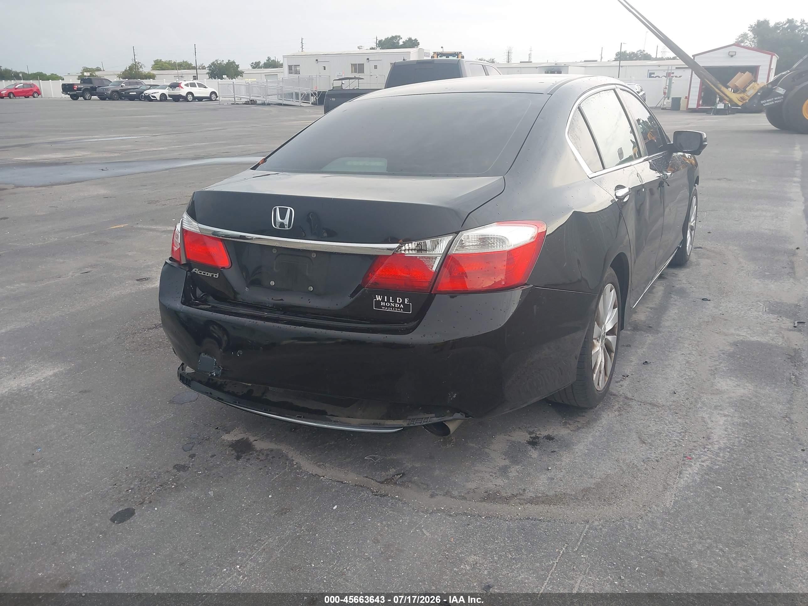 2014 Honda Accord Ex Black vin: 1HGCR2F71EA038617