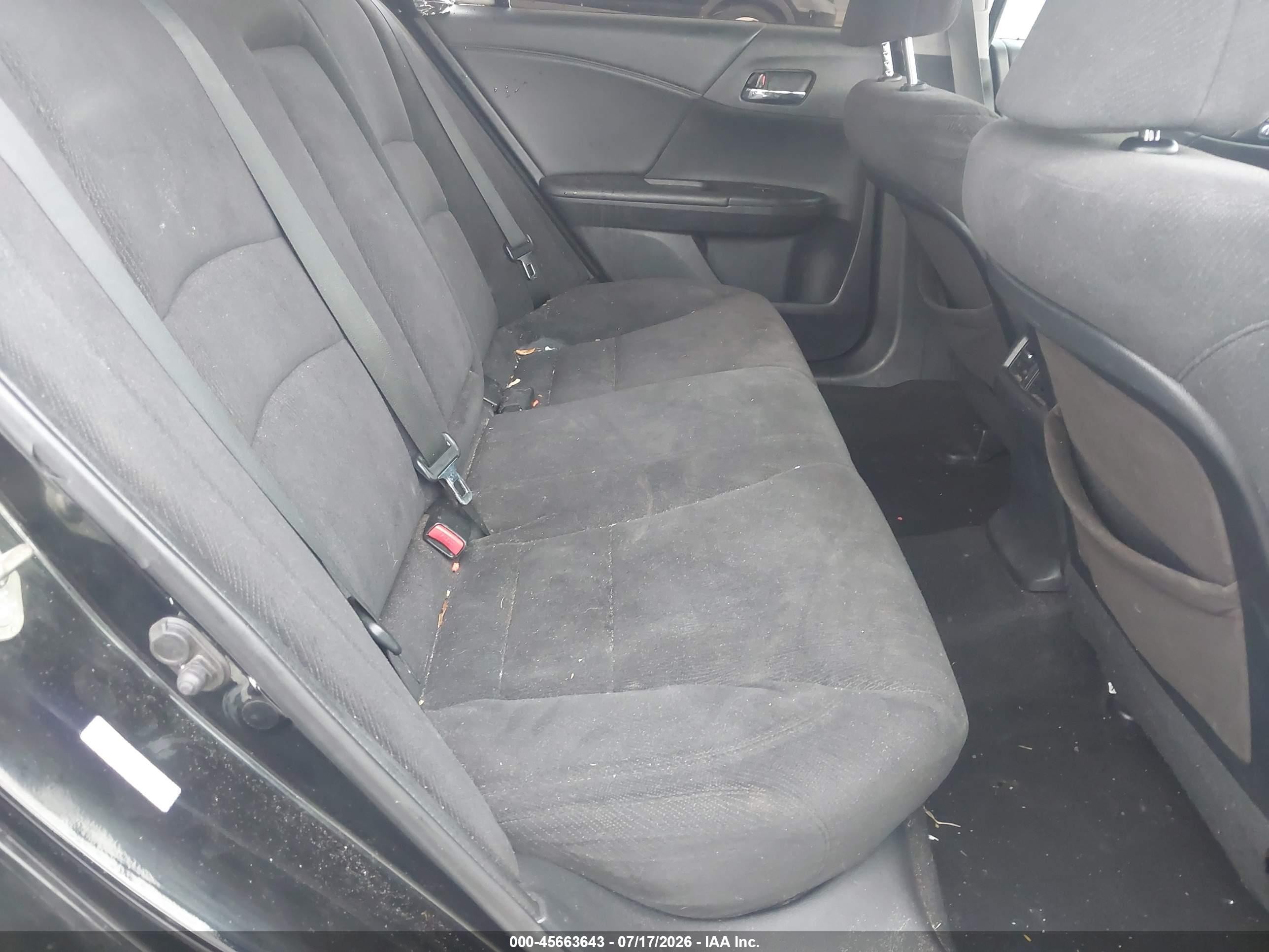 2014 Honda Accord Ex Black vin: 1HGCR2F71EA038617