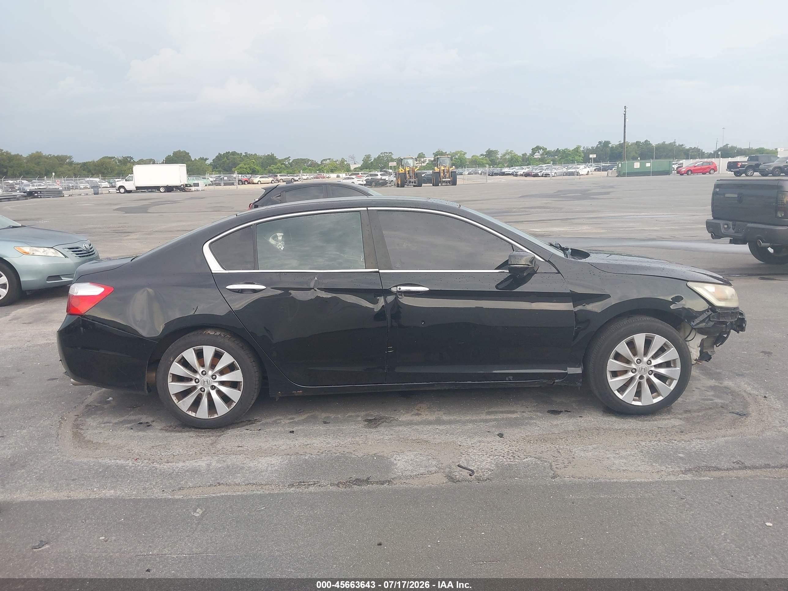 2014 Honda Accord Ex Black vin: 1HGCR2F71EA038617