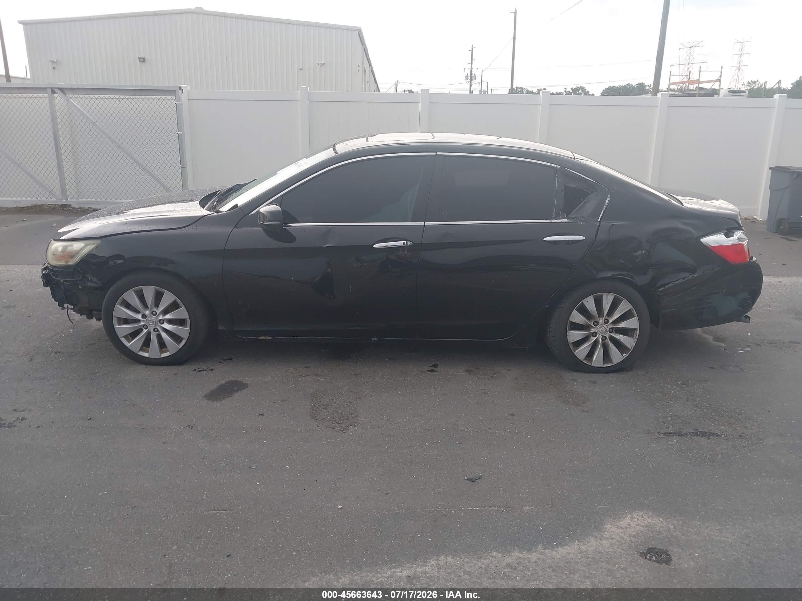 2014 Honda Accord Ex Black vin: 1HGCR2F71EA038617