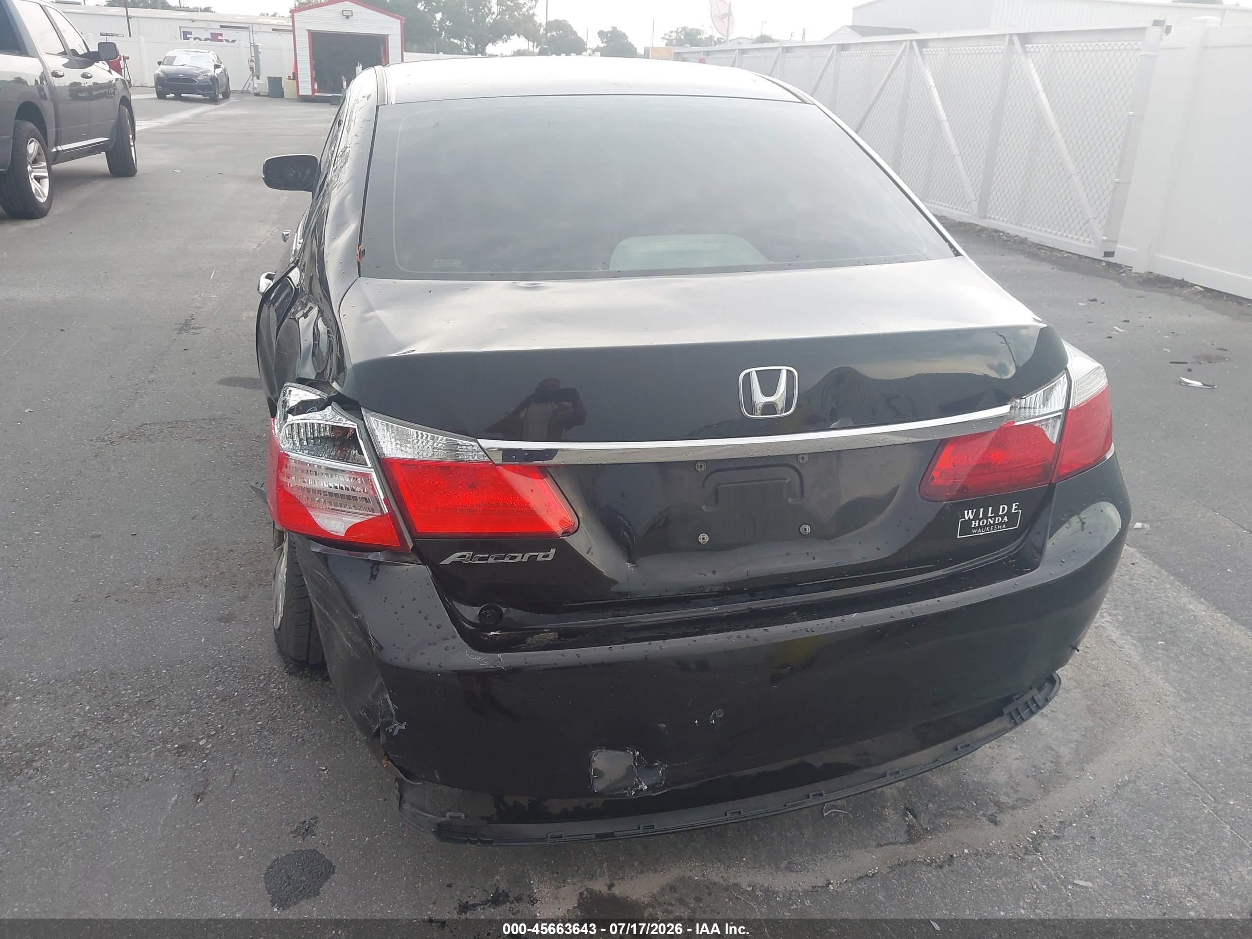2014 Honda Accord Ex Black vin: 1HGCR2F71EA038617