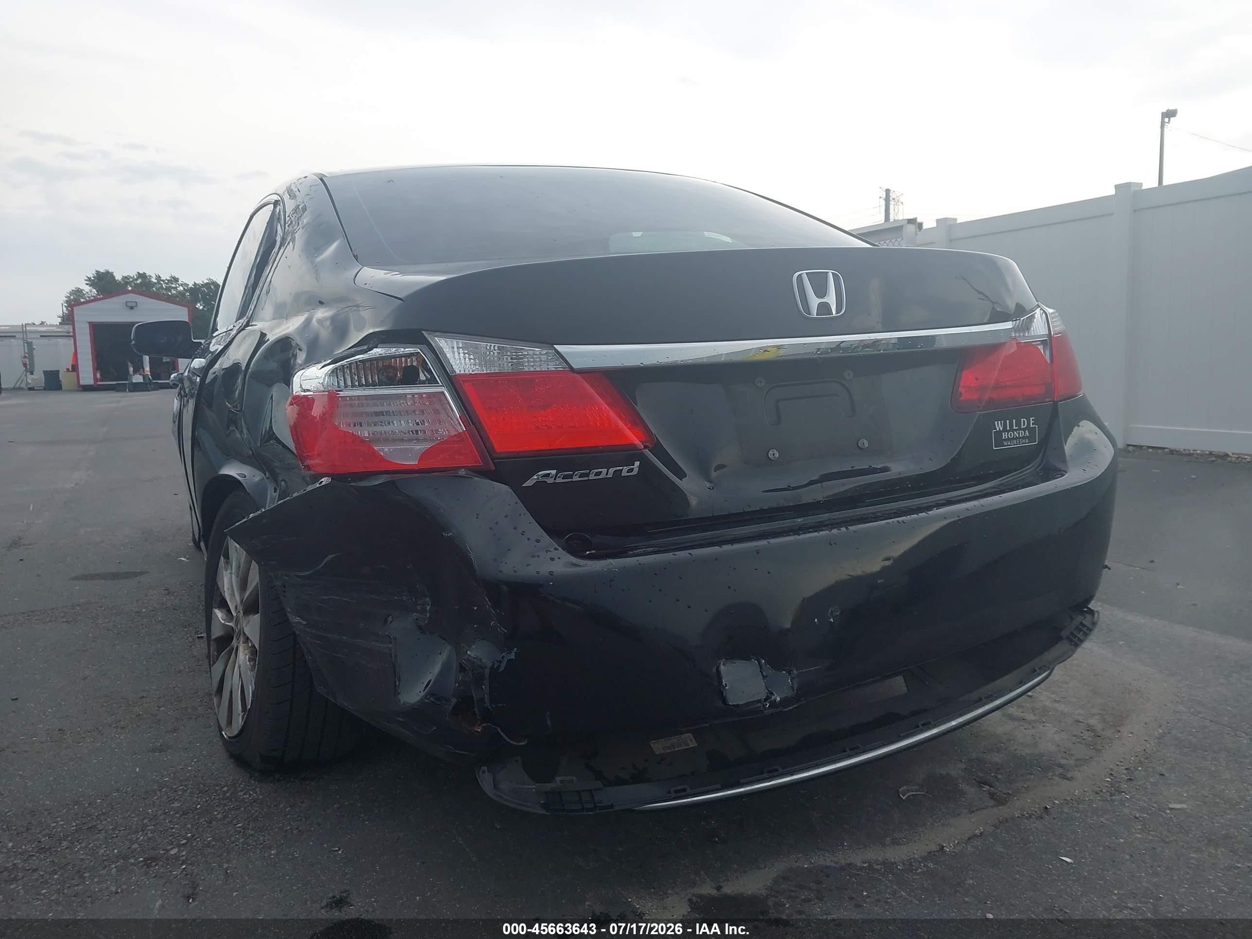 2014 Honda Accord Ex Black vin: 1HGCR2F71EA038617