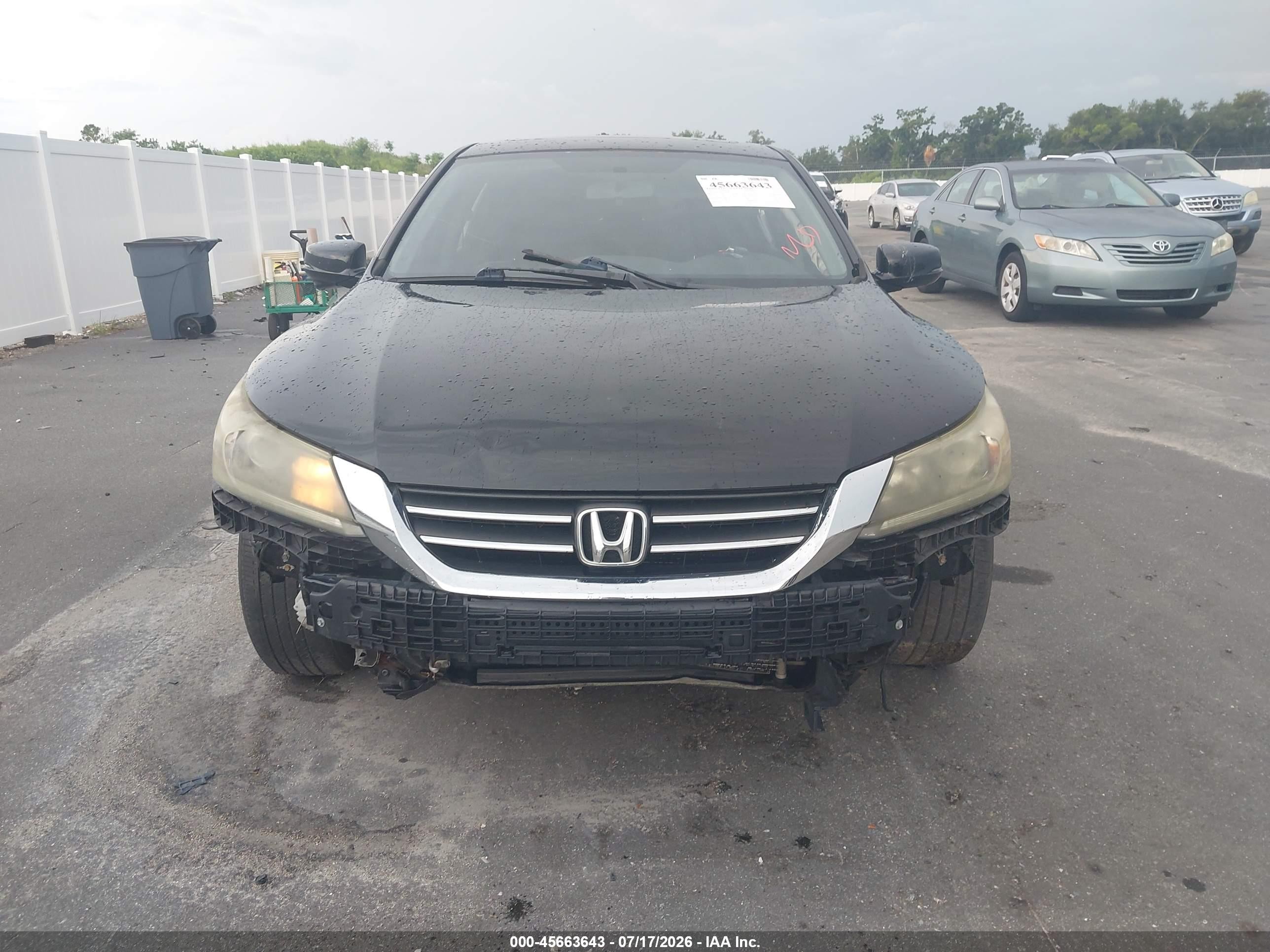2014 Honda Accord Ex Black vin: 1HGCR2F71EA038617