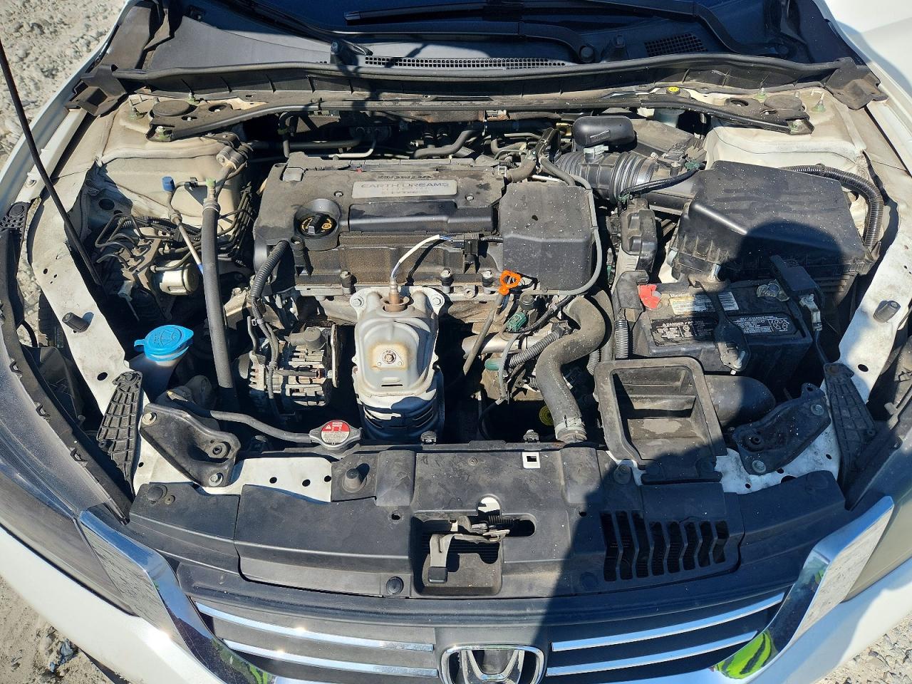 2014 Honda Accord Ex White vin: 1HGCR2F71EA071472