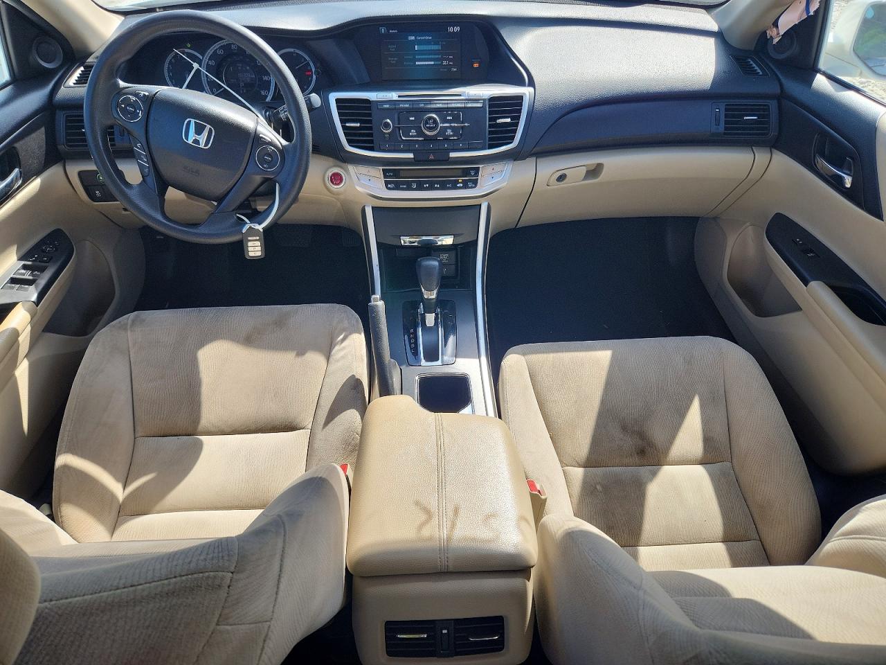 2014 Honda Accord Ex White vin: 1HGCR2F71EA071472