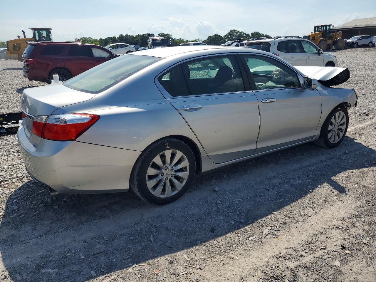 2014 Honda Accord Ex Silver vin: 1HGCR2F71EA088367