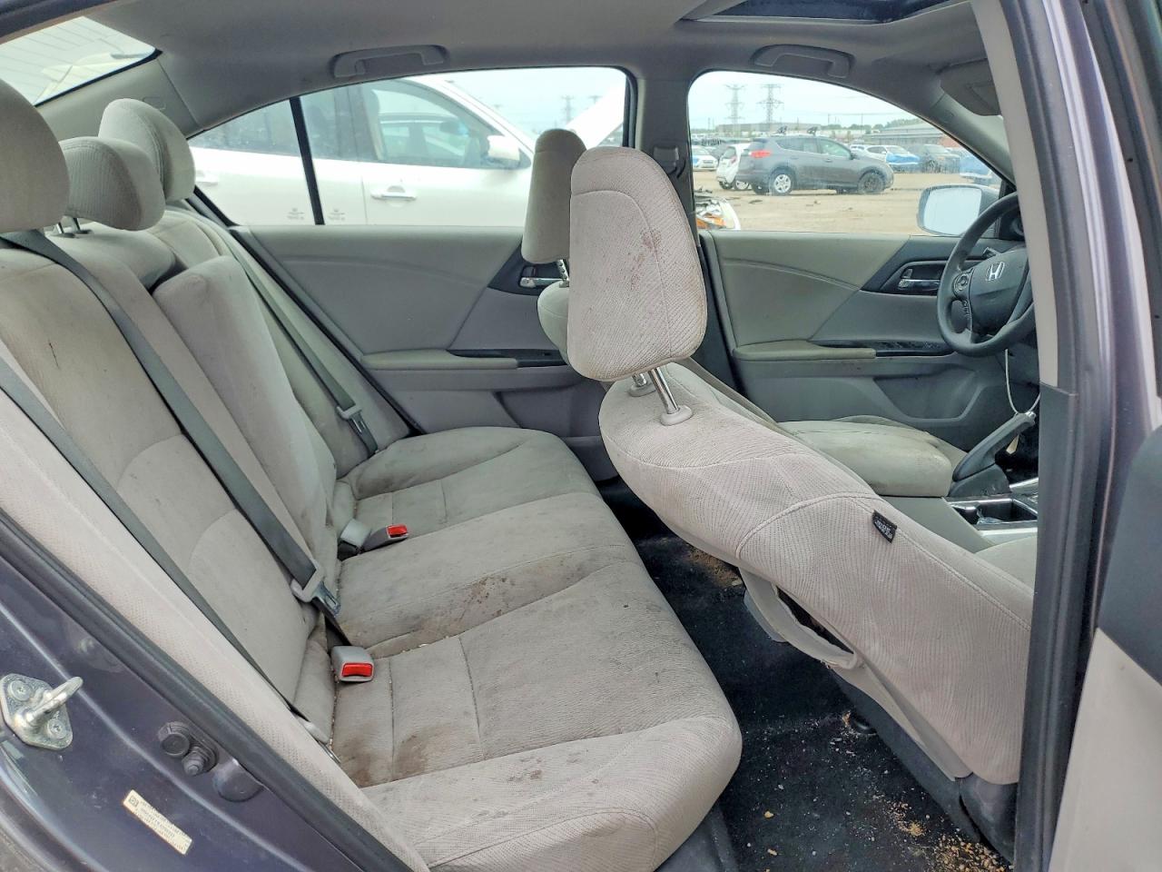 2014 Honda Accord Ex Gray vin: 1HGCR2F71EA090555
