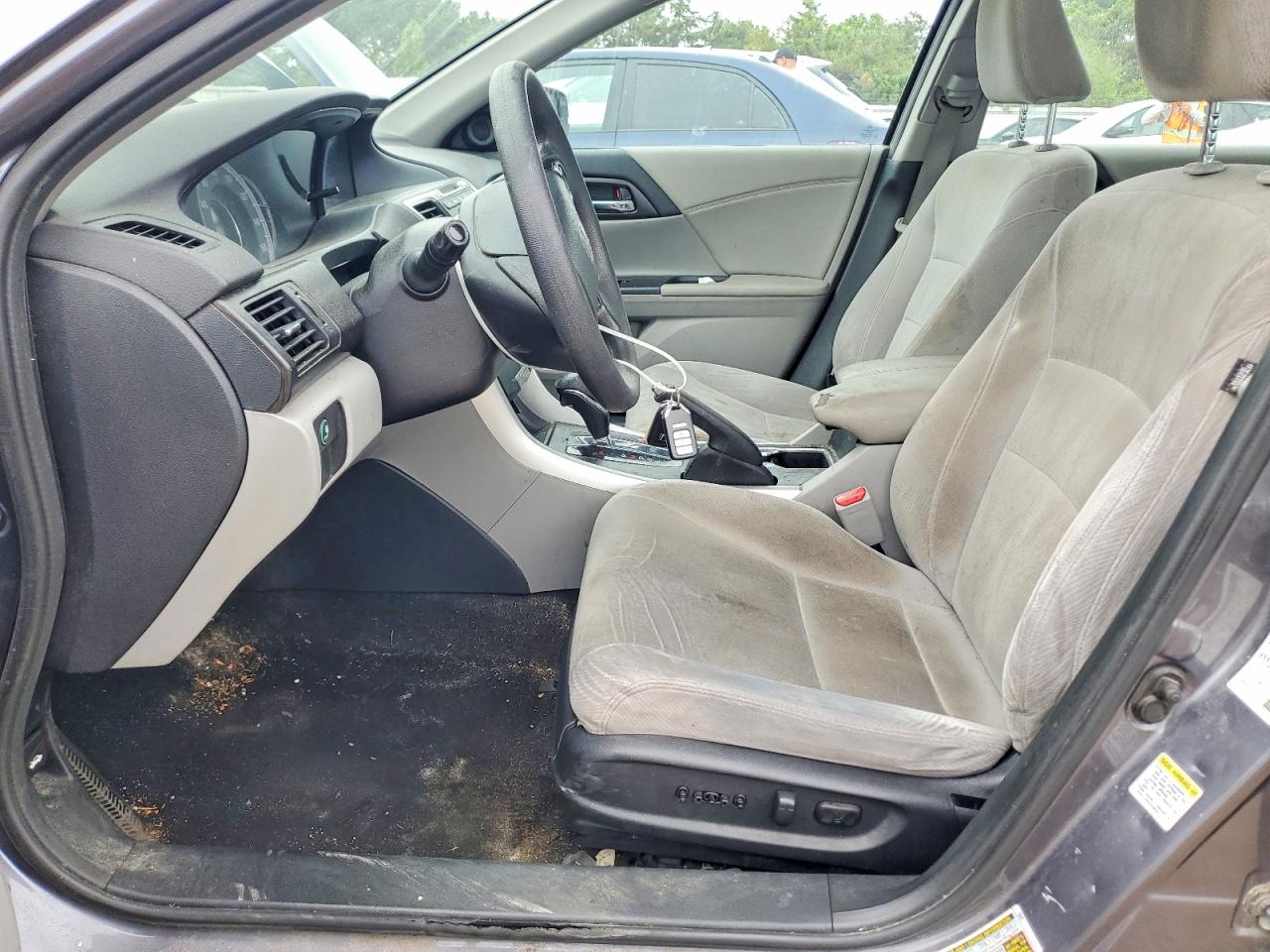 2014 Honda Accord Ex Gray vin: 1HGCR2F71EA090555