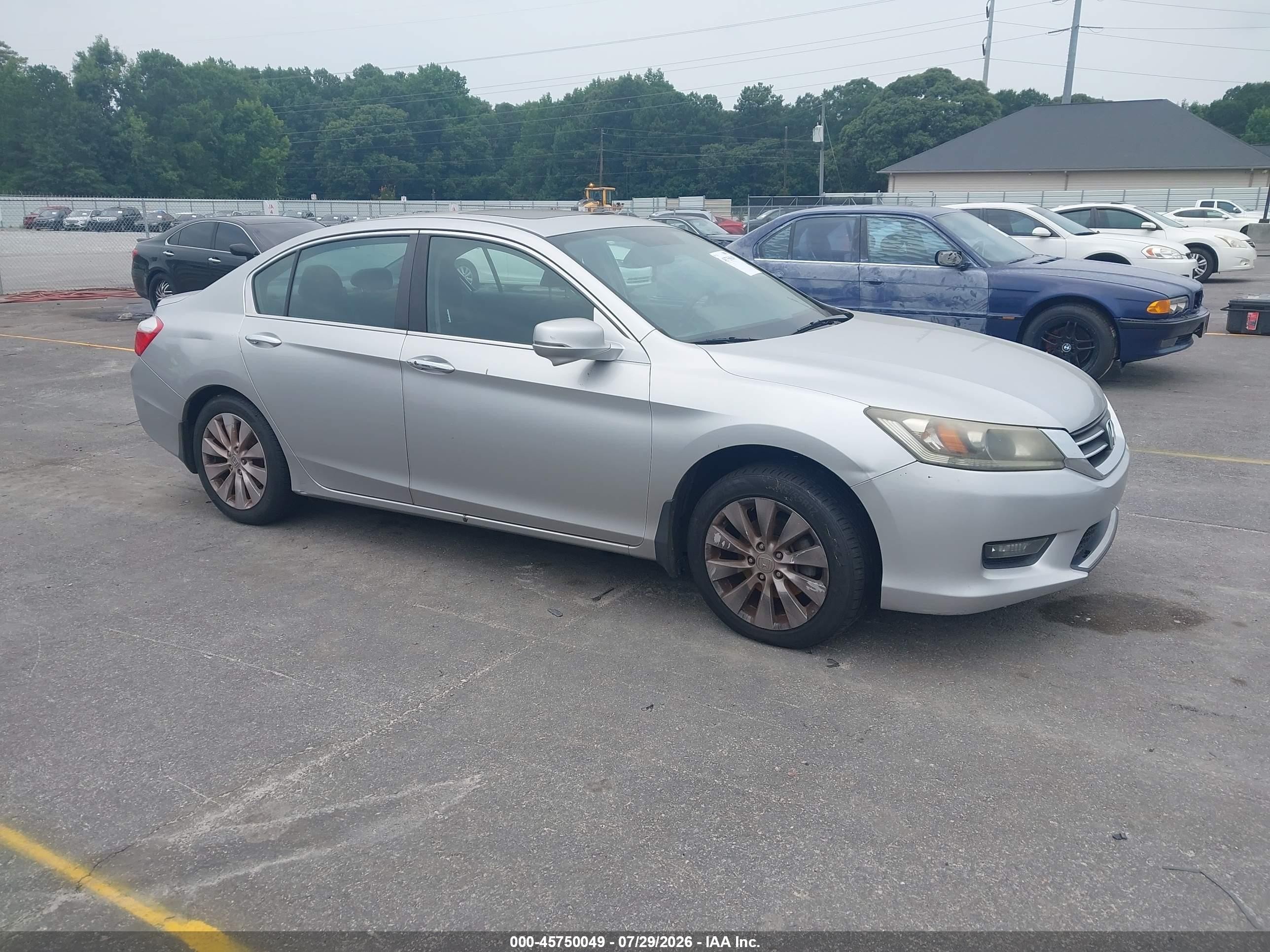 2014 Honda Accord Ex Silver vin: 1HGCR2F71EA101697