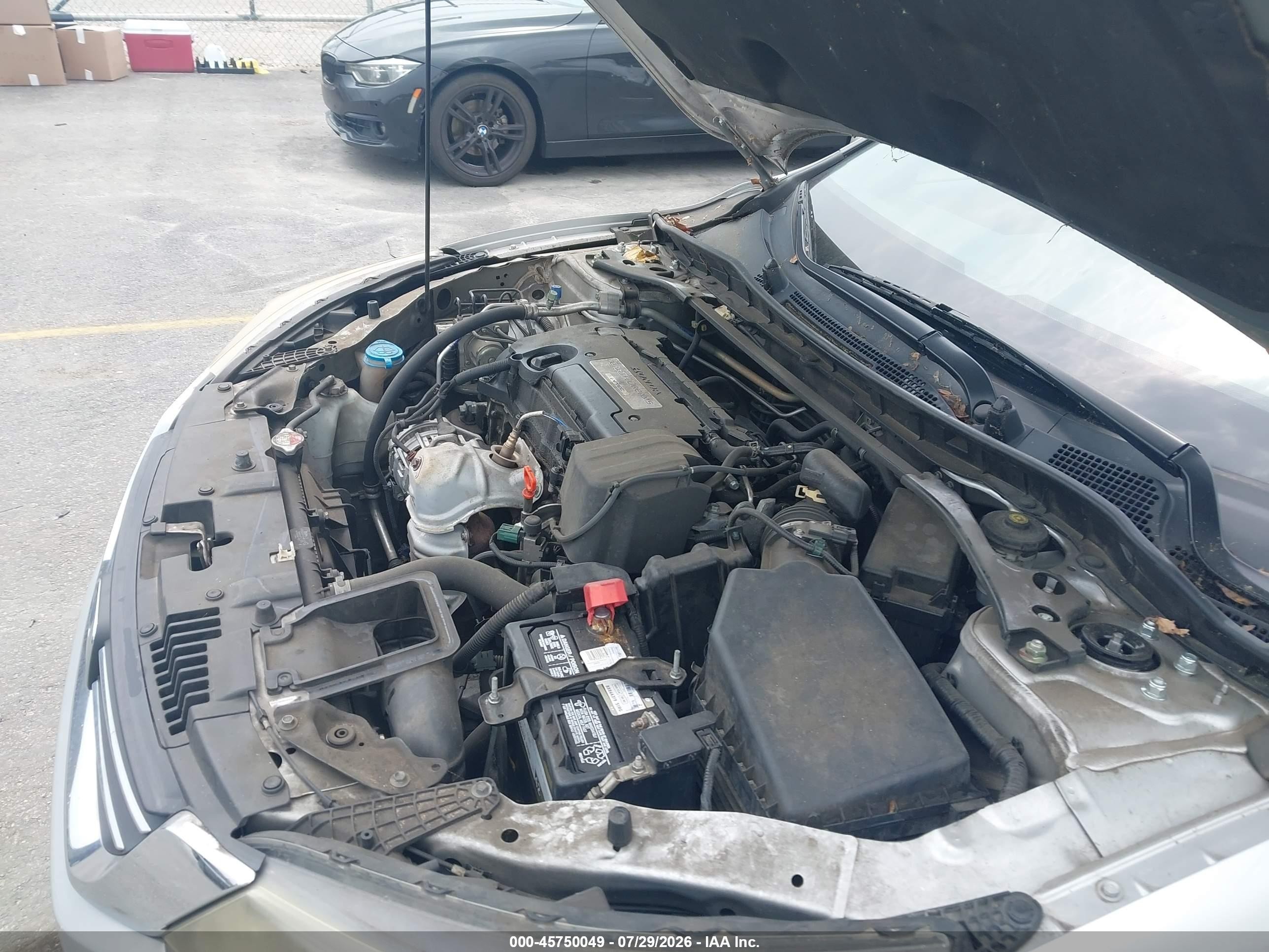 2014 Honda Accord Ex Silver vin: 1HGCR2F71EA101697