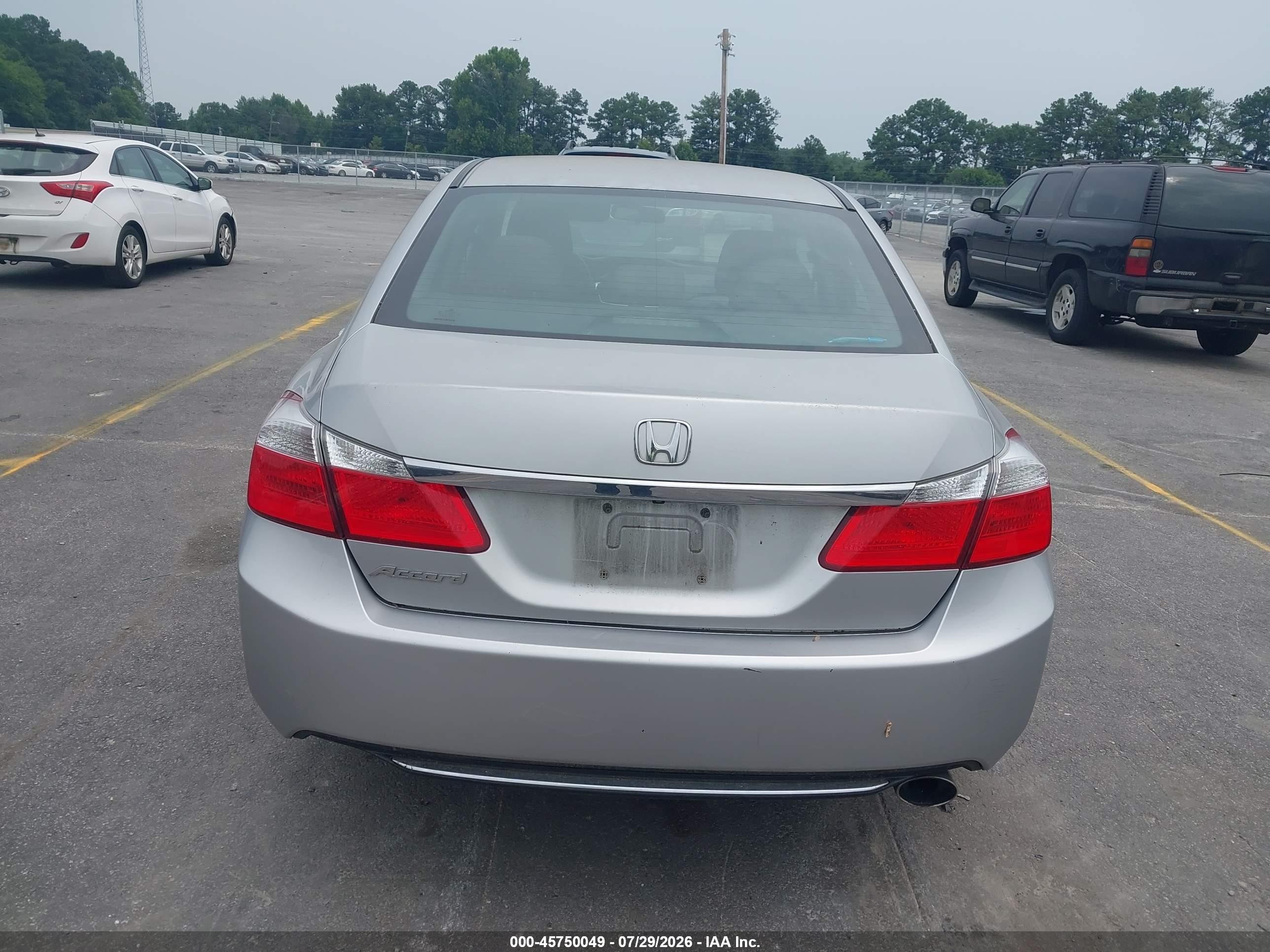 2014 Honda Accord Ex Silver vin: 1HGCR2F71EA101697