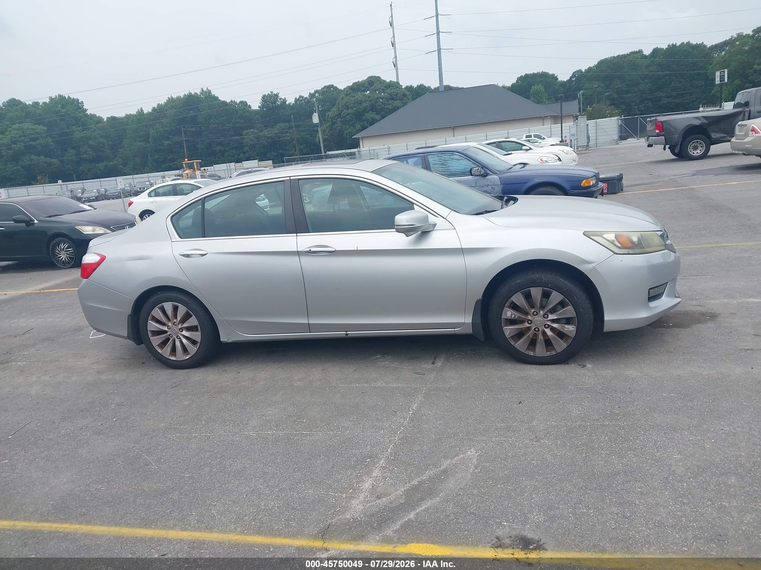 2014 Honda Accord Ex Silver vin: 1HGCR2F71EA101697