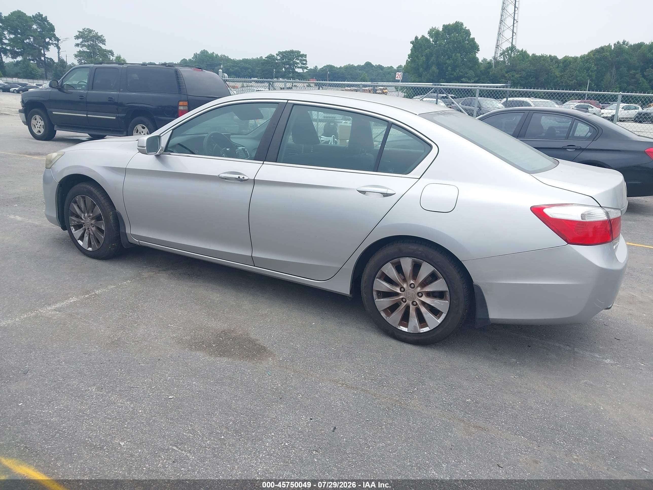 2014 Honda Accord Ex Silver vin: 1HGCR2F71EA101697