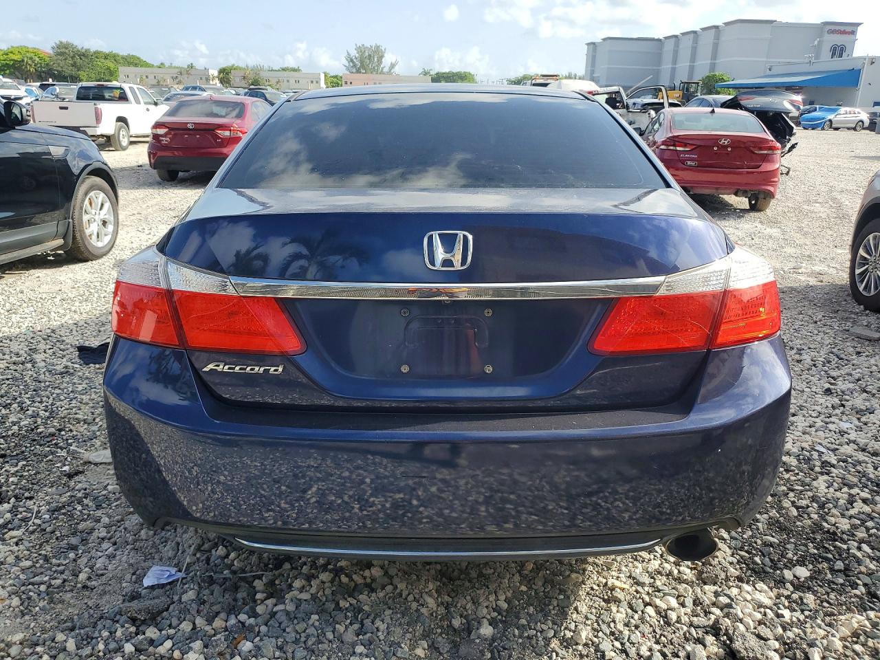 2014 Honda Accord Ex Blue vin: 1HGCR2F71EA169580