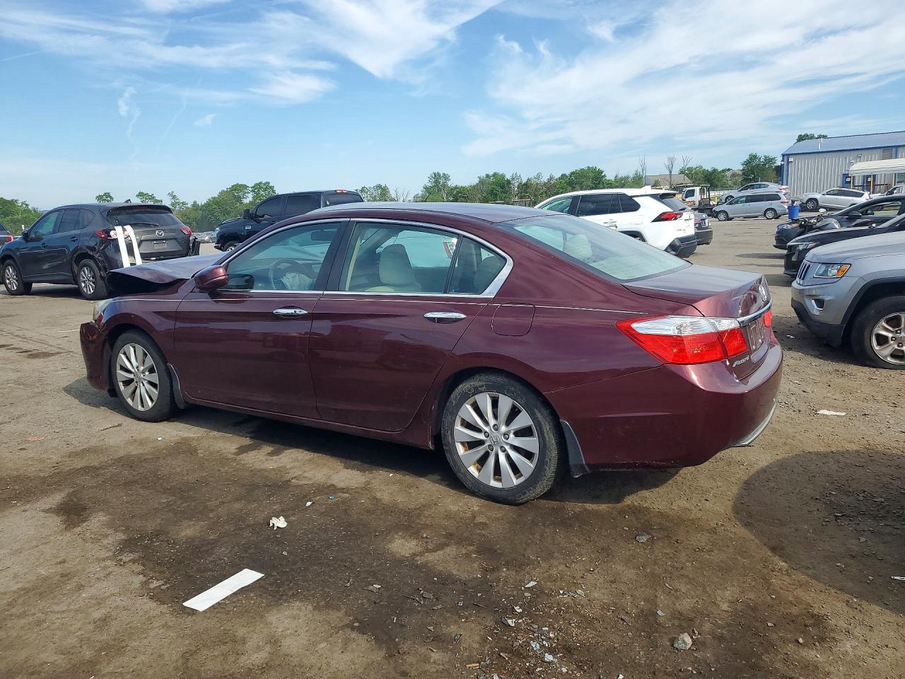 2014 Honda Accord Ex Maroon vin: 1HGCR2F71EA224948
