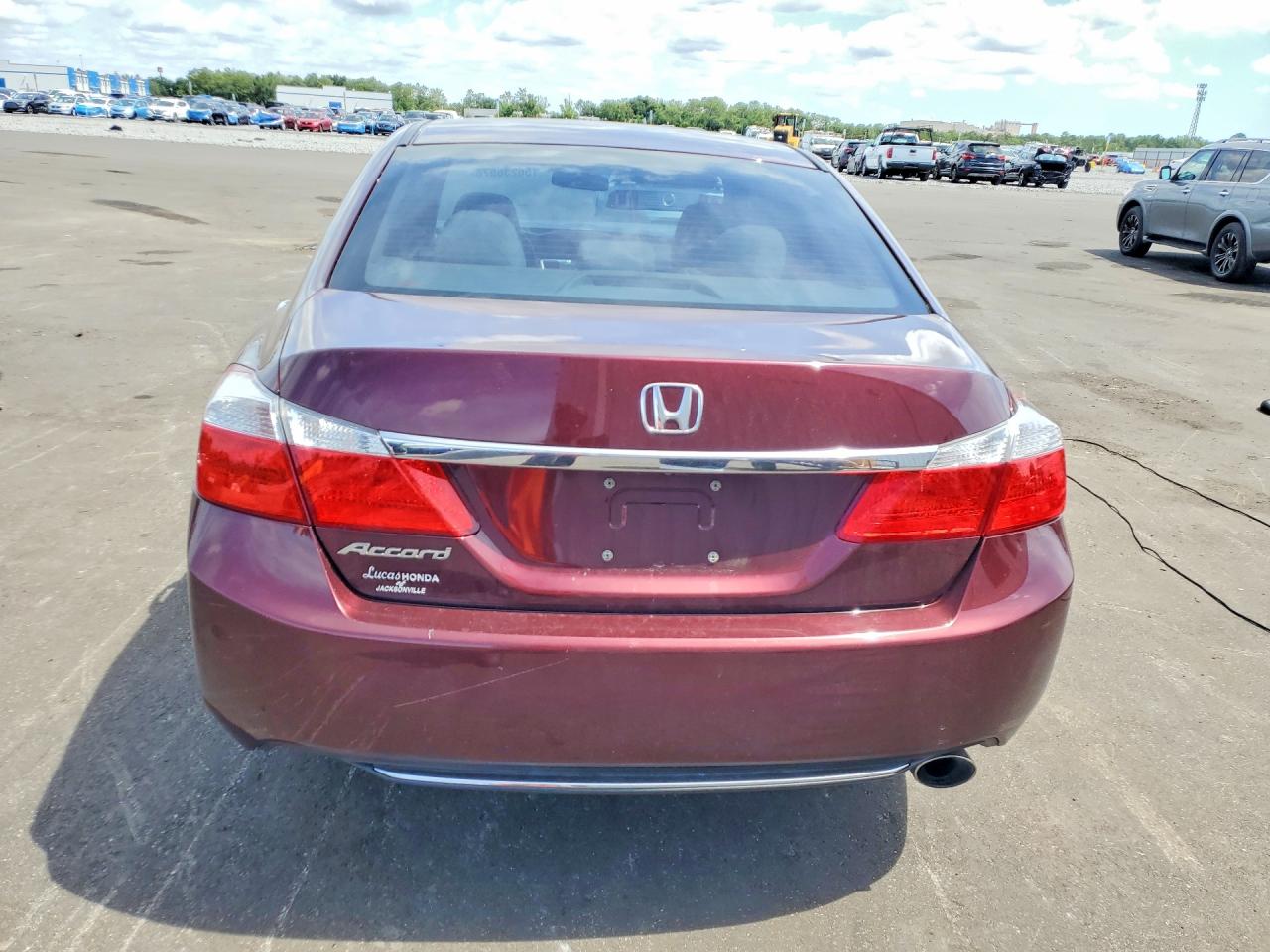 2015 Honda Accord Ex Burgundy vin: 1HGCR2F71FA021091