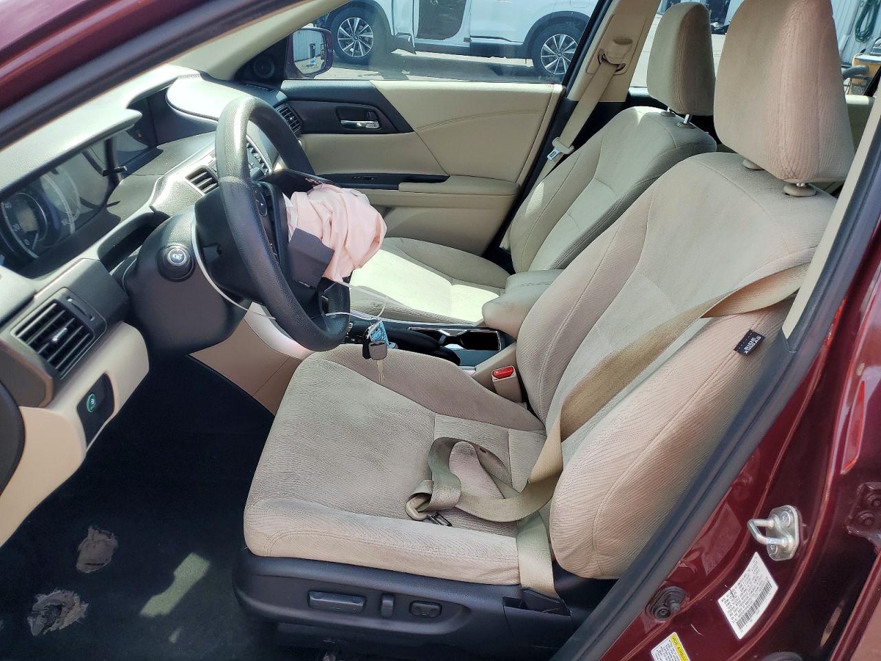 2015 Honda Accord Ex Burgundy vin: 1HGCR2F71FA021091