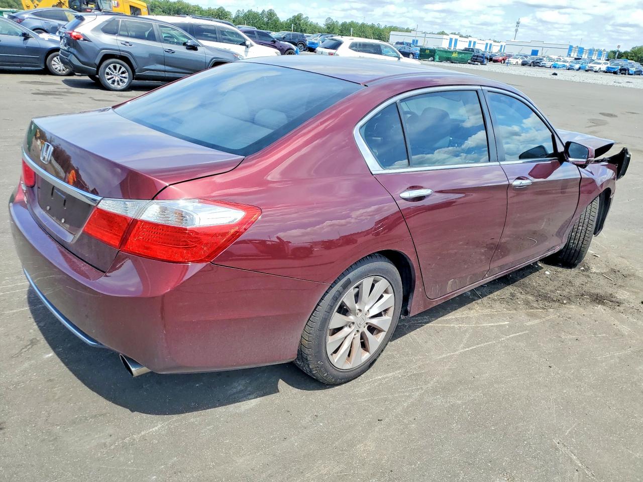 2015 Honda Accord Ex Burgundy vin: 1HGCR2F71FA021091