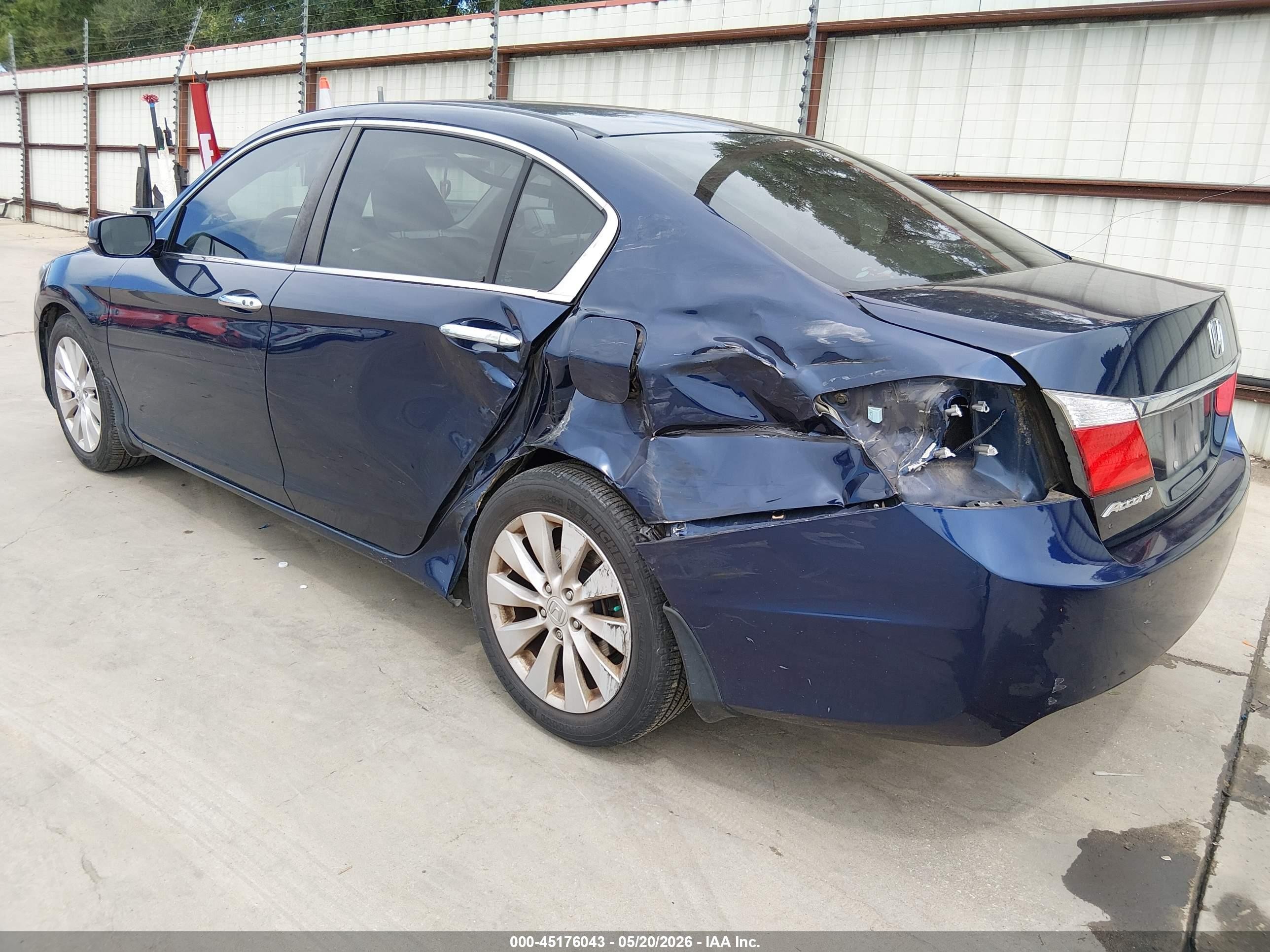 2015 Honda Accord Ex Dark Blue vin: 1HGCR2F71FA029059