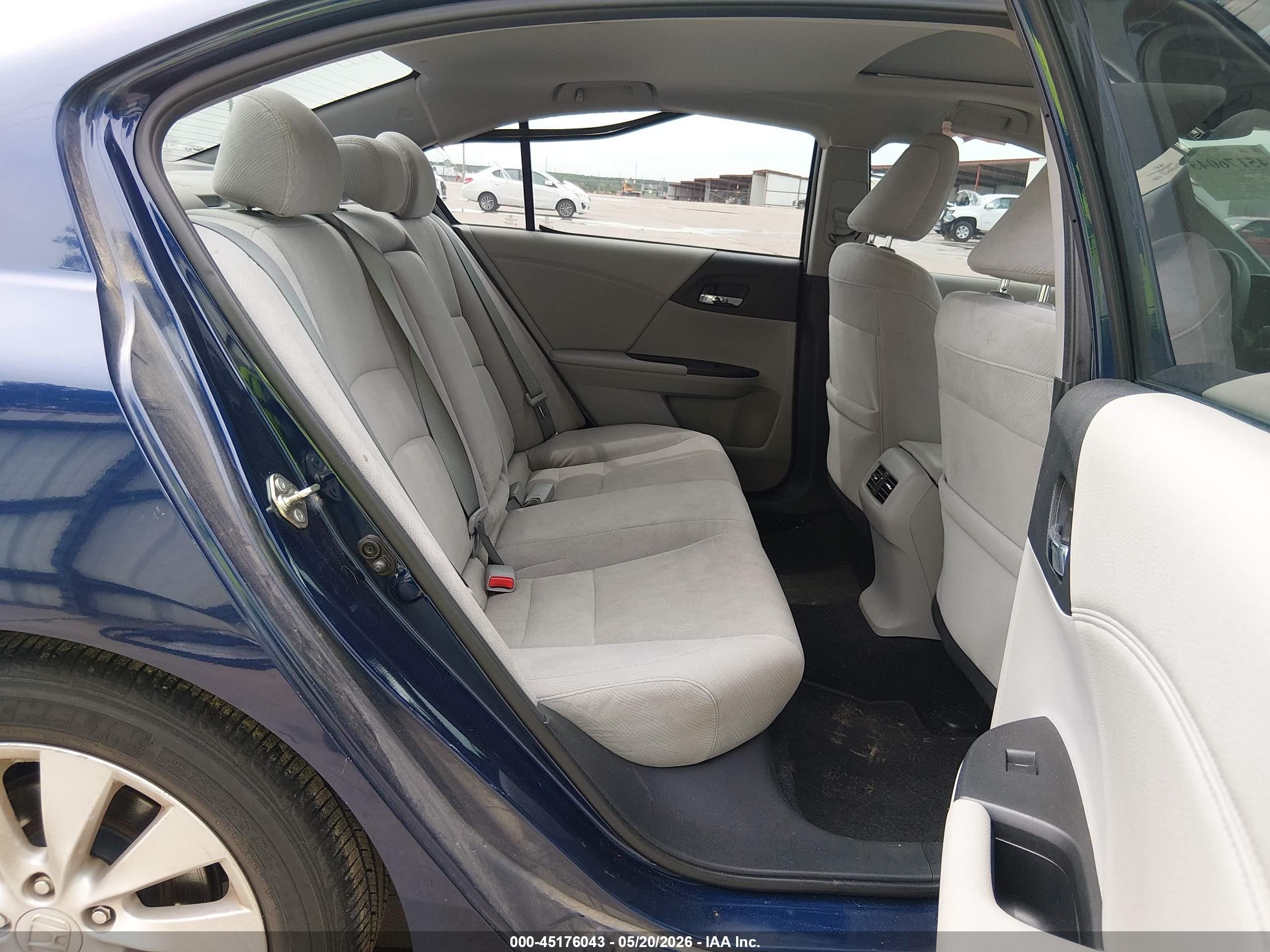 2015 Honda Accord Ex Dark Blue vin: 1HGCR2F71FA029059