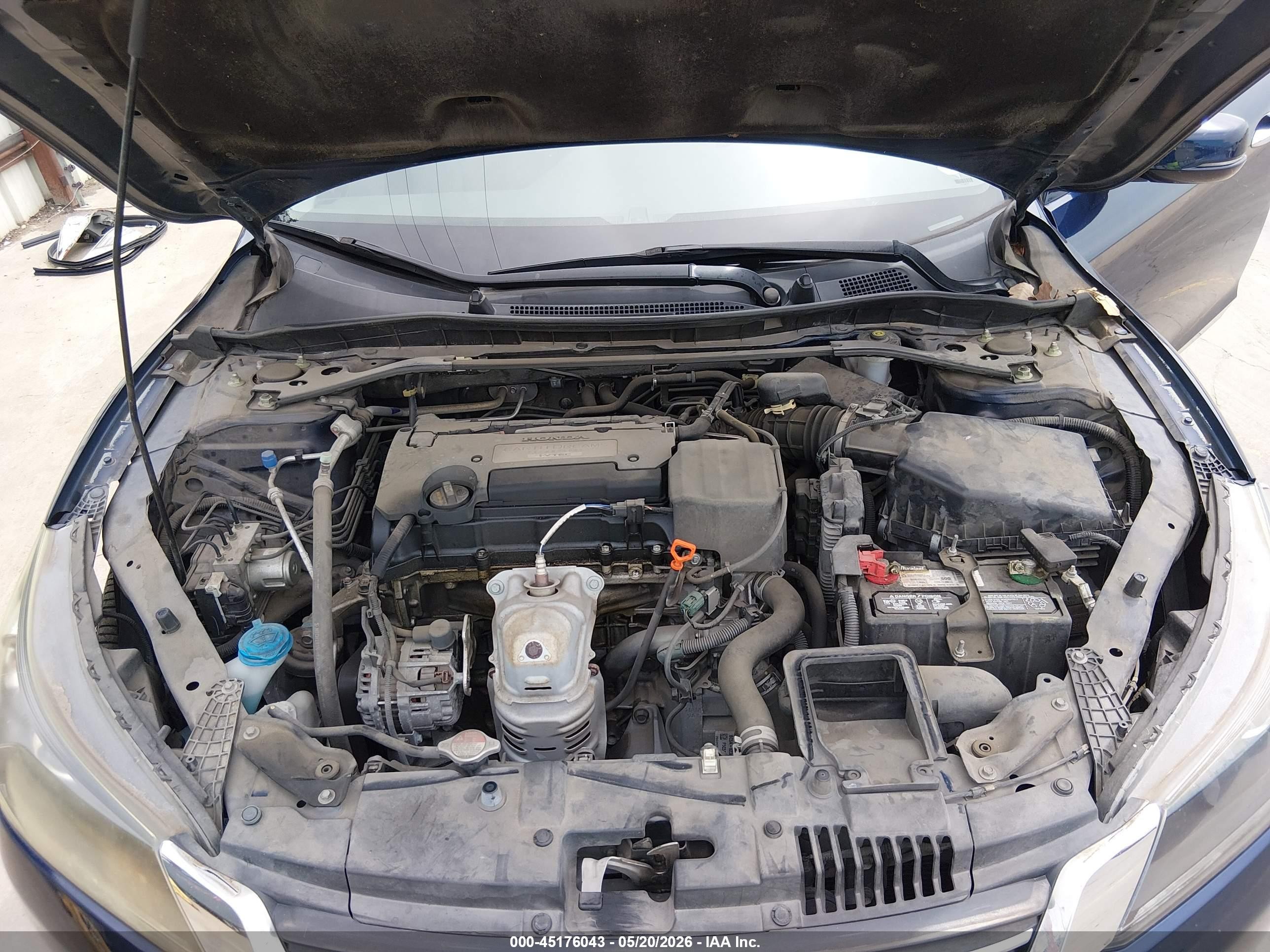 2015 Honda Accord Ex Dark Blue vin: 1HGCR2F71FA029059