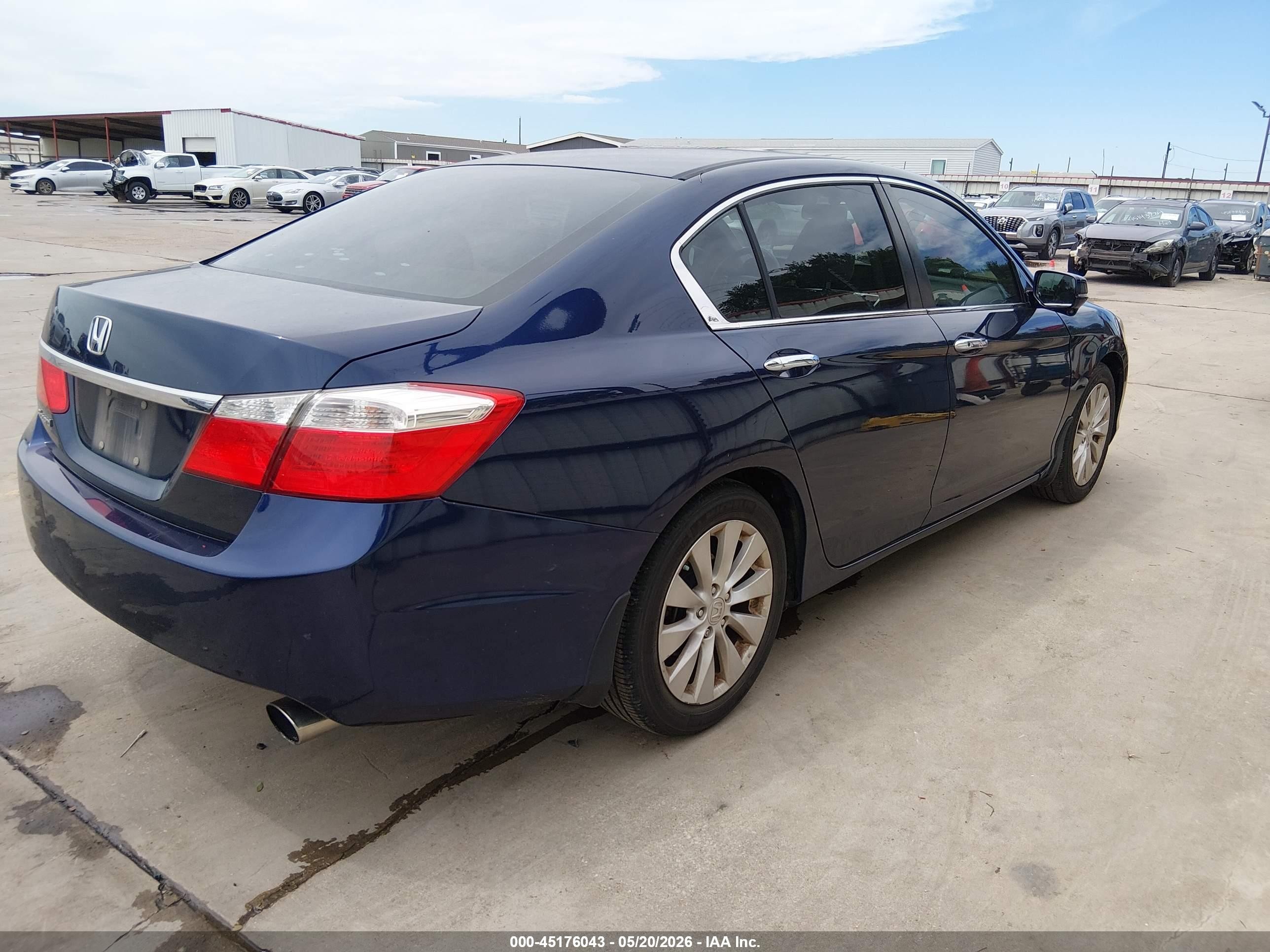 2015 Honda Accord Ex Dark Blue vin: 1HGCR2F71FA029059