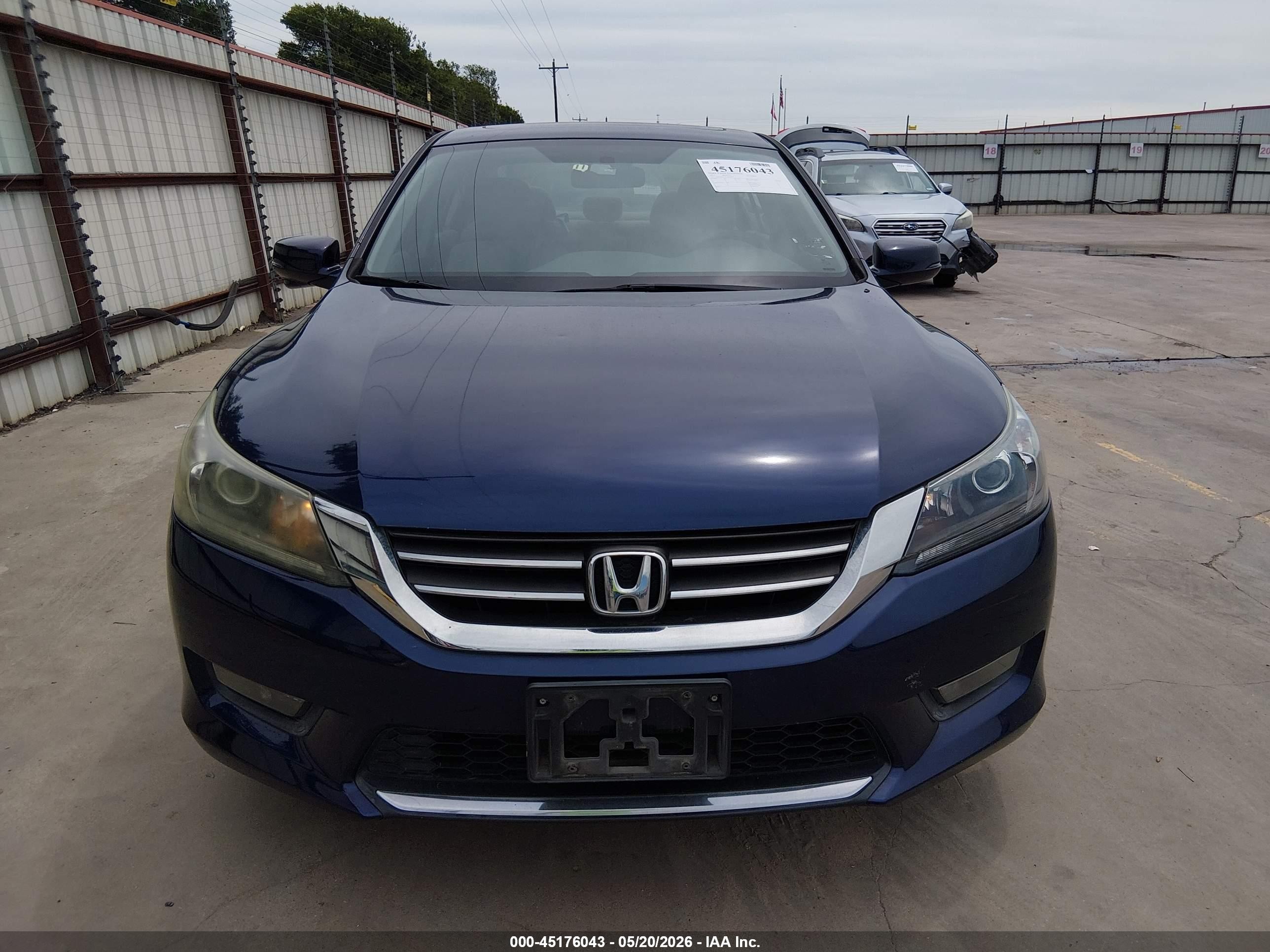 2015 Honda Accord Ex Dark Blue vin: 1HGCR2F71FA029059