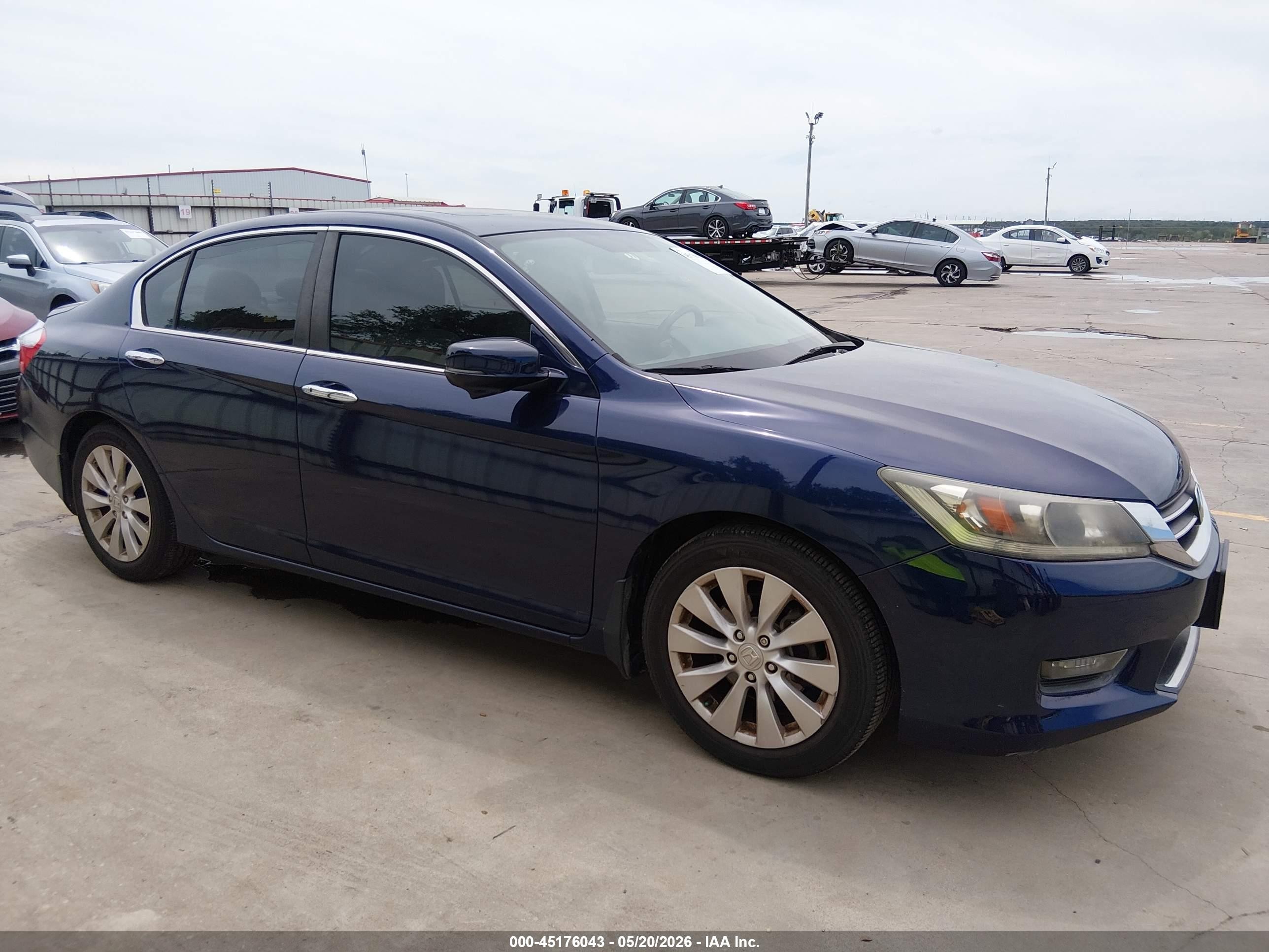 2015 Honda Accord Ex Dark Blue vin: 1HGCR2F71FA029059