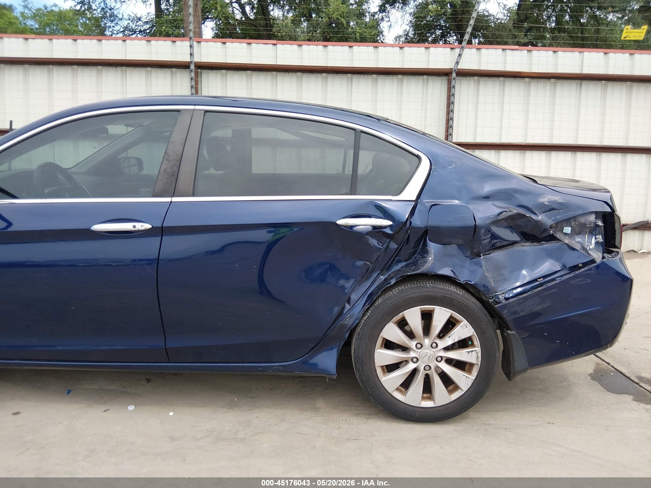 2015 Honda Accord Ex Dark Blue vin: 1HGCR2F71FA029059