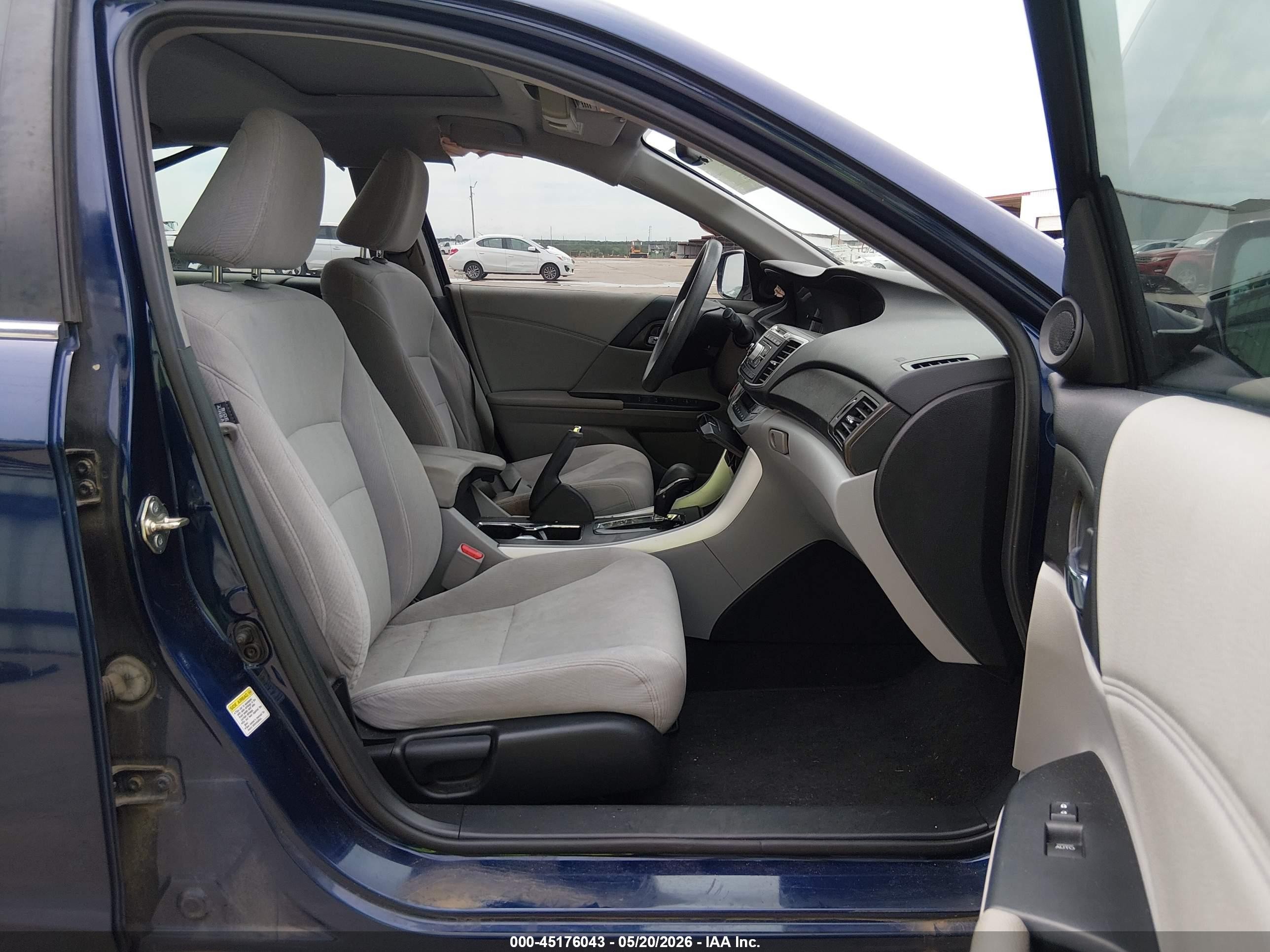 2015 Honda Accord Ex Dark Blue vin: 1HGCR2F71FA029059