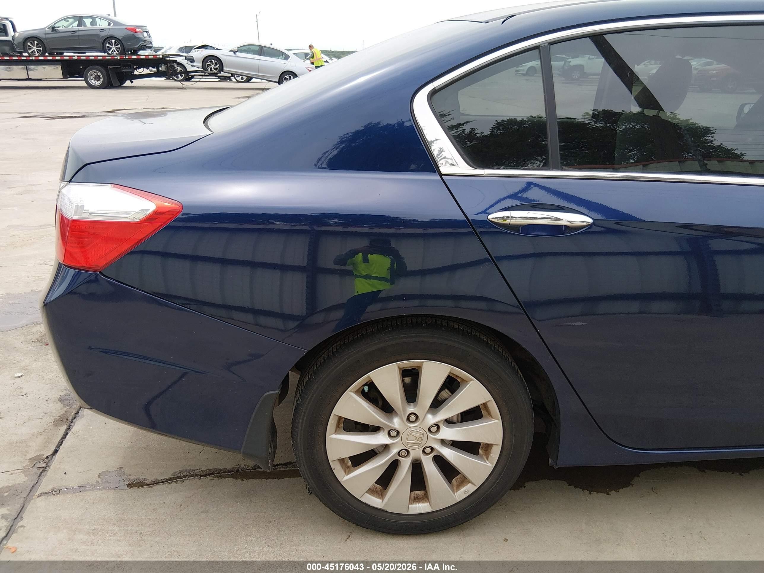 2015 Honda Accord Ex Dark Blue vin: 1HGCR2F71FA029059