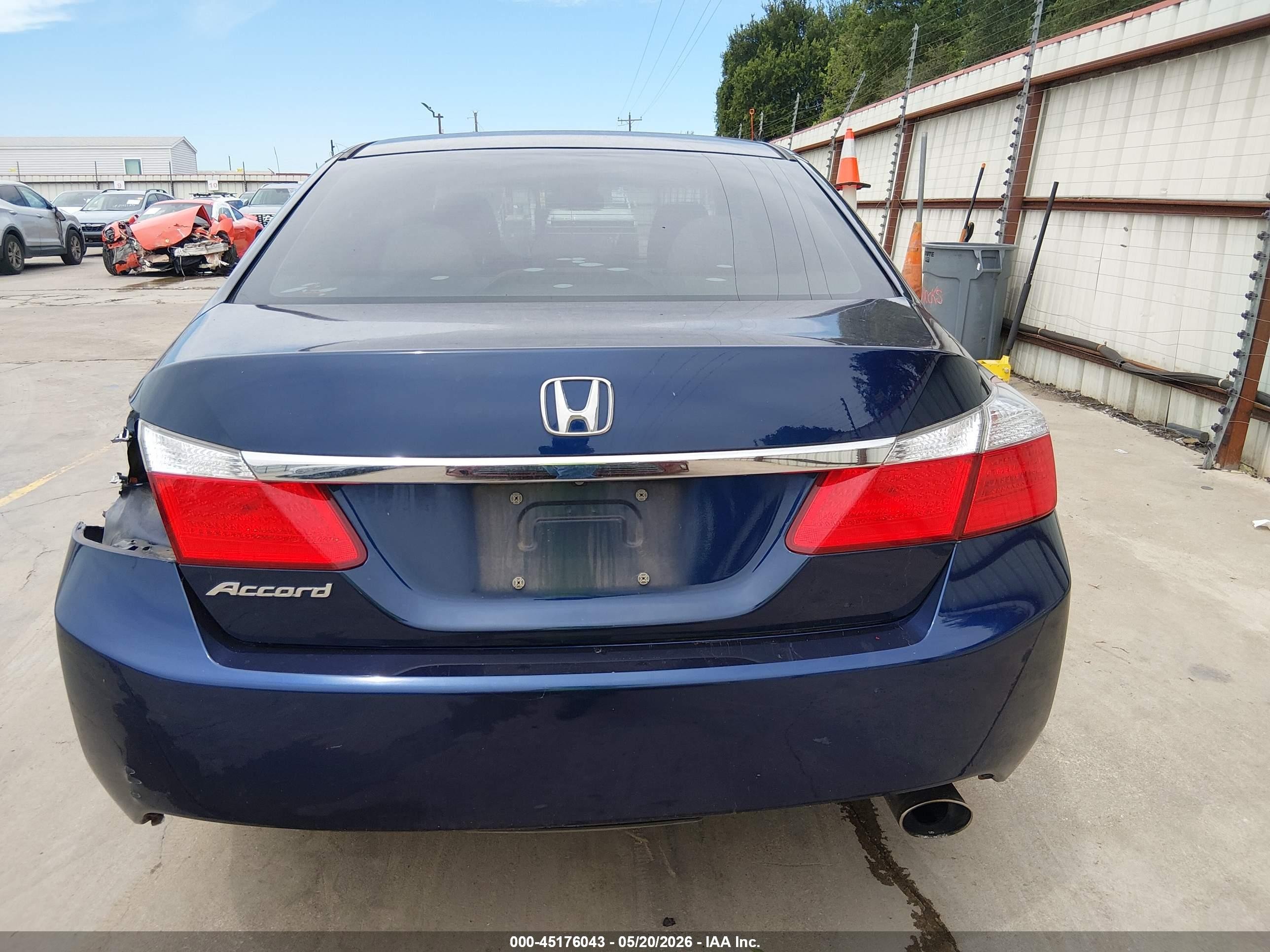 2015 Honda Accord Ex Dark Blue vin: 1HGCR2F71FA029059