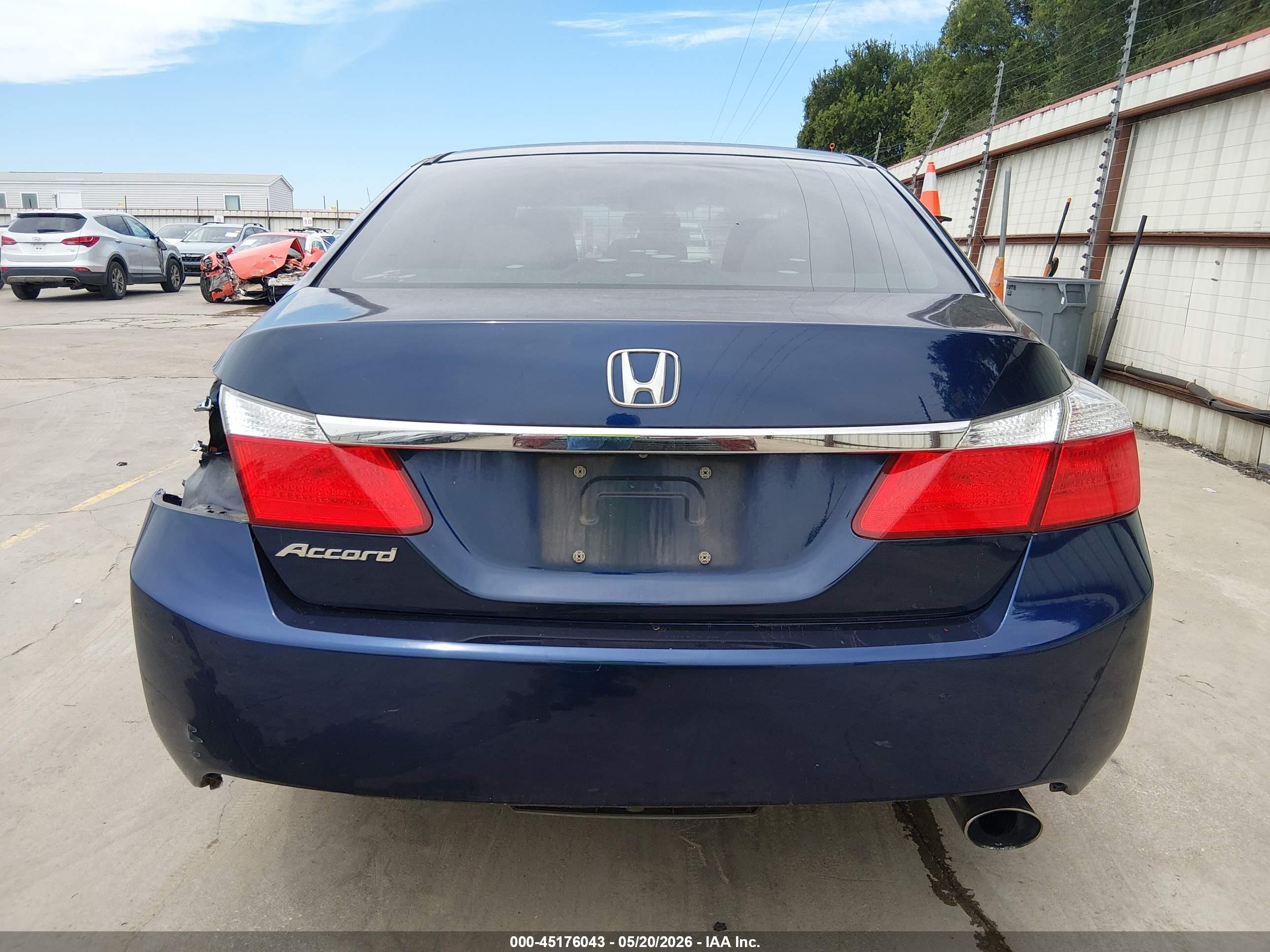 2015 Honda Accord Ex Dark Blue vin: 1HGCR2F71FA029059