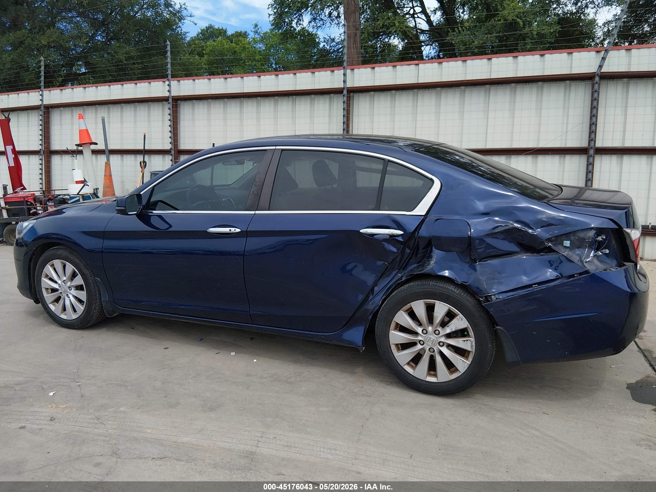 2015 Honda Accord Ex Dark Blue vin: 1HGCR2F71FA029059
