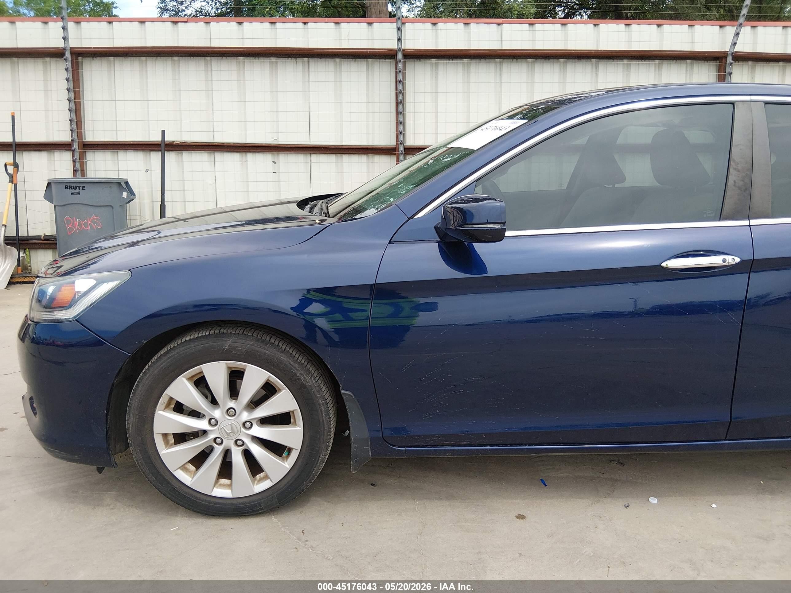 2015 Honda Accord Ex Dark Blue vin: 1HGCR2F71FA029059