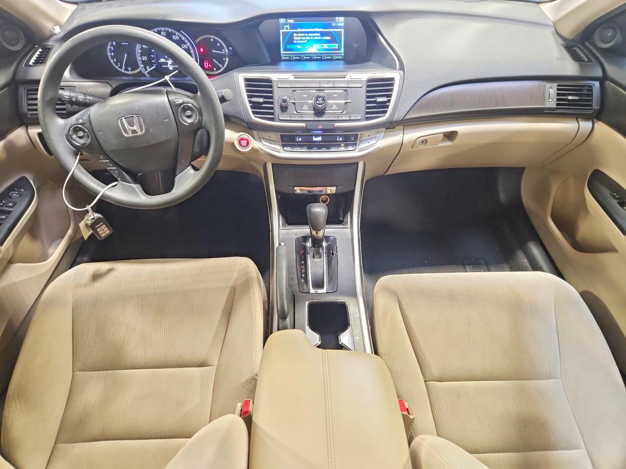 2015 Honda Accord Ex White vin: 1HGCR2F71FA068556