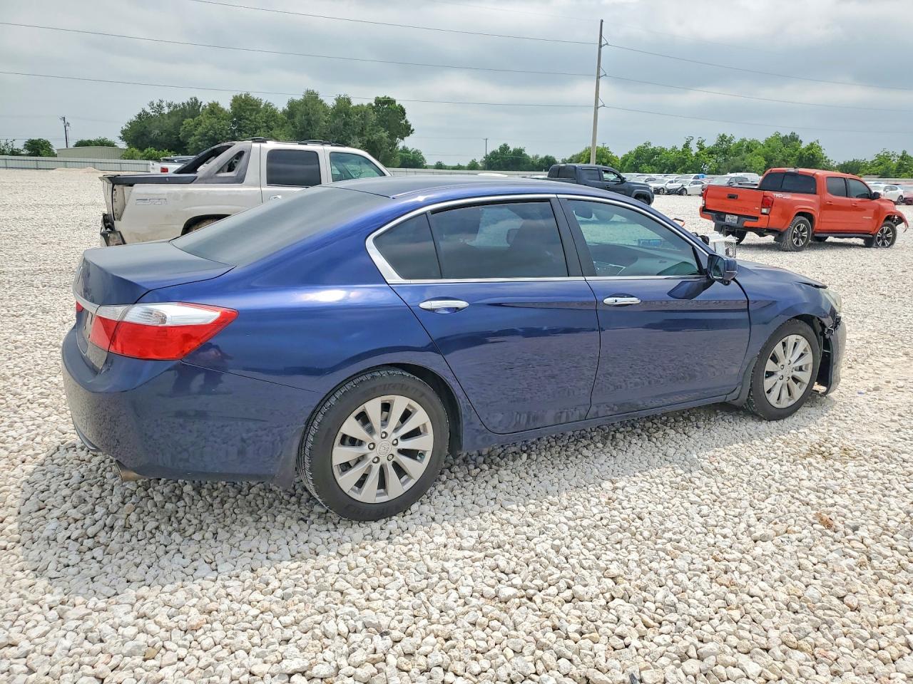 2015 Honda Accord Ex Blue vin: 1HGCR2F71FA081114