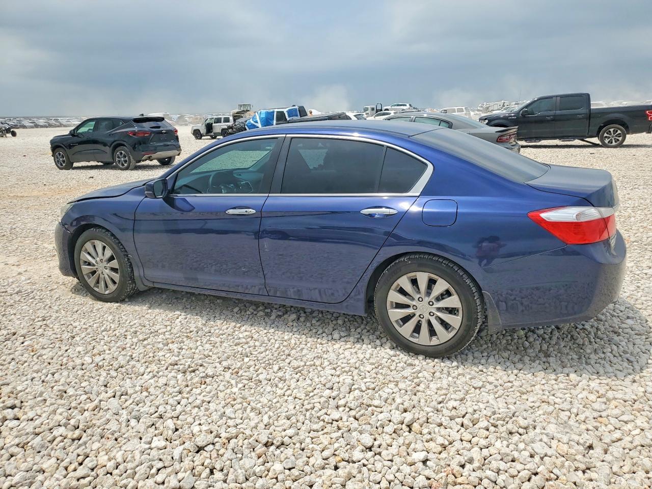 2015 Honda Accord Ex Blue vin: 1HGCR2F71FA081114
