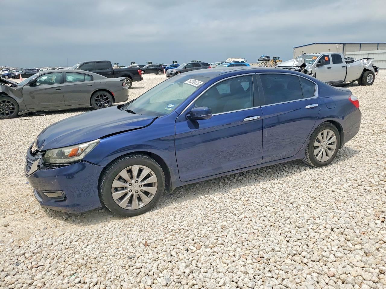 2015 Honda Accord Ex Blue vin: 1HGCR2F71FA081114