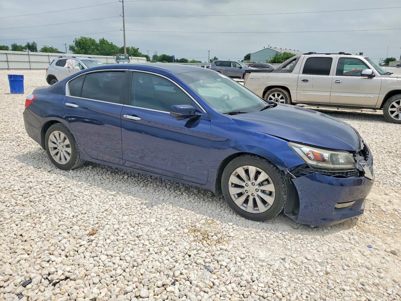 2015 Honda Accord Ex Blue vin: 1HGCR2F71FA081114