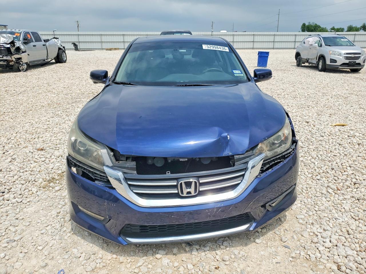2015 Honda Accord Ex Blue vin: 1HGCR2F71FA081114