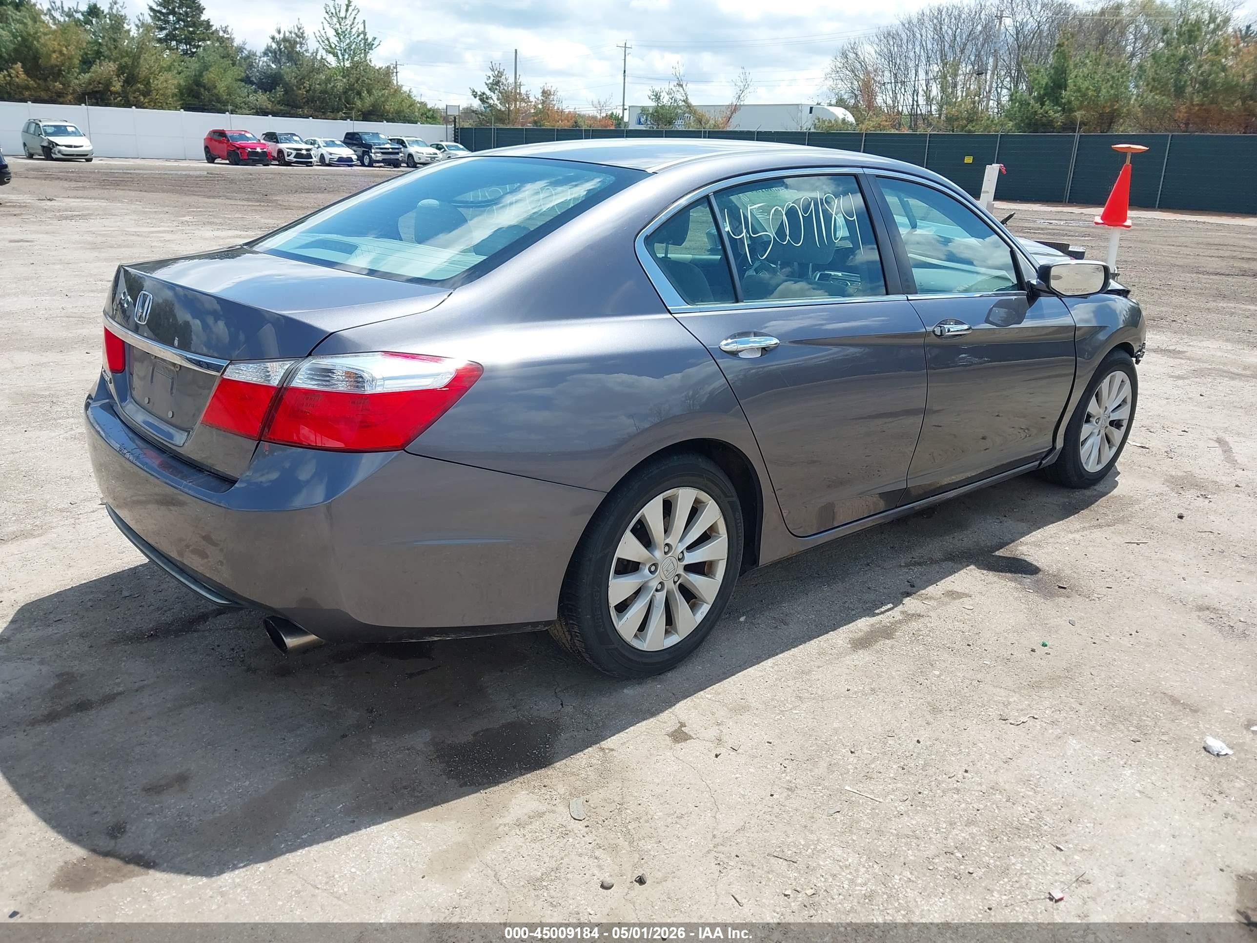 2015 Honda Accord Ex Gray vin: 1HGCR2F71FA081310