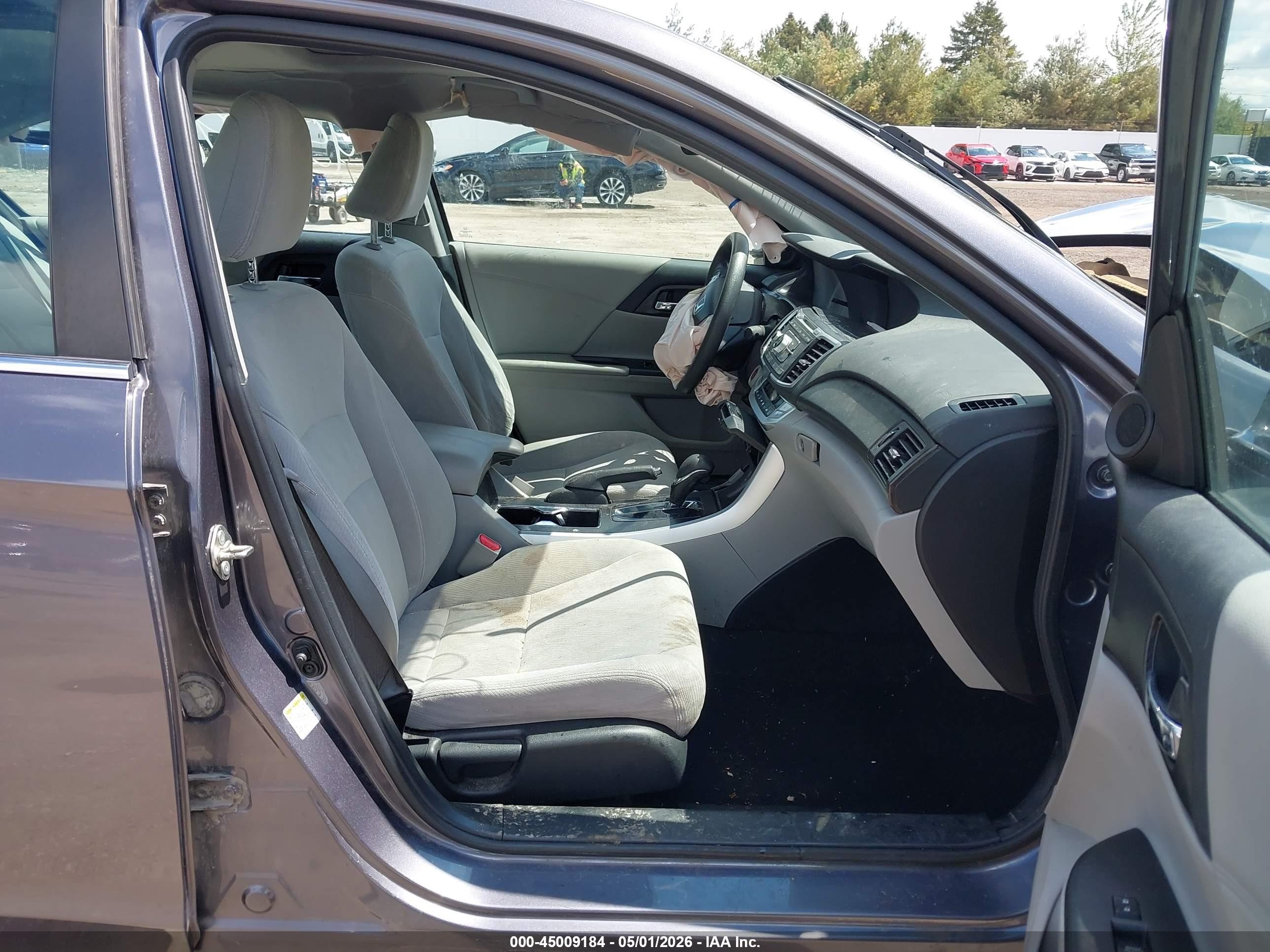 2015 Honda Accord Ex Gray vin: 1HGCR2F71FA081310