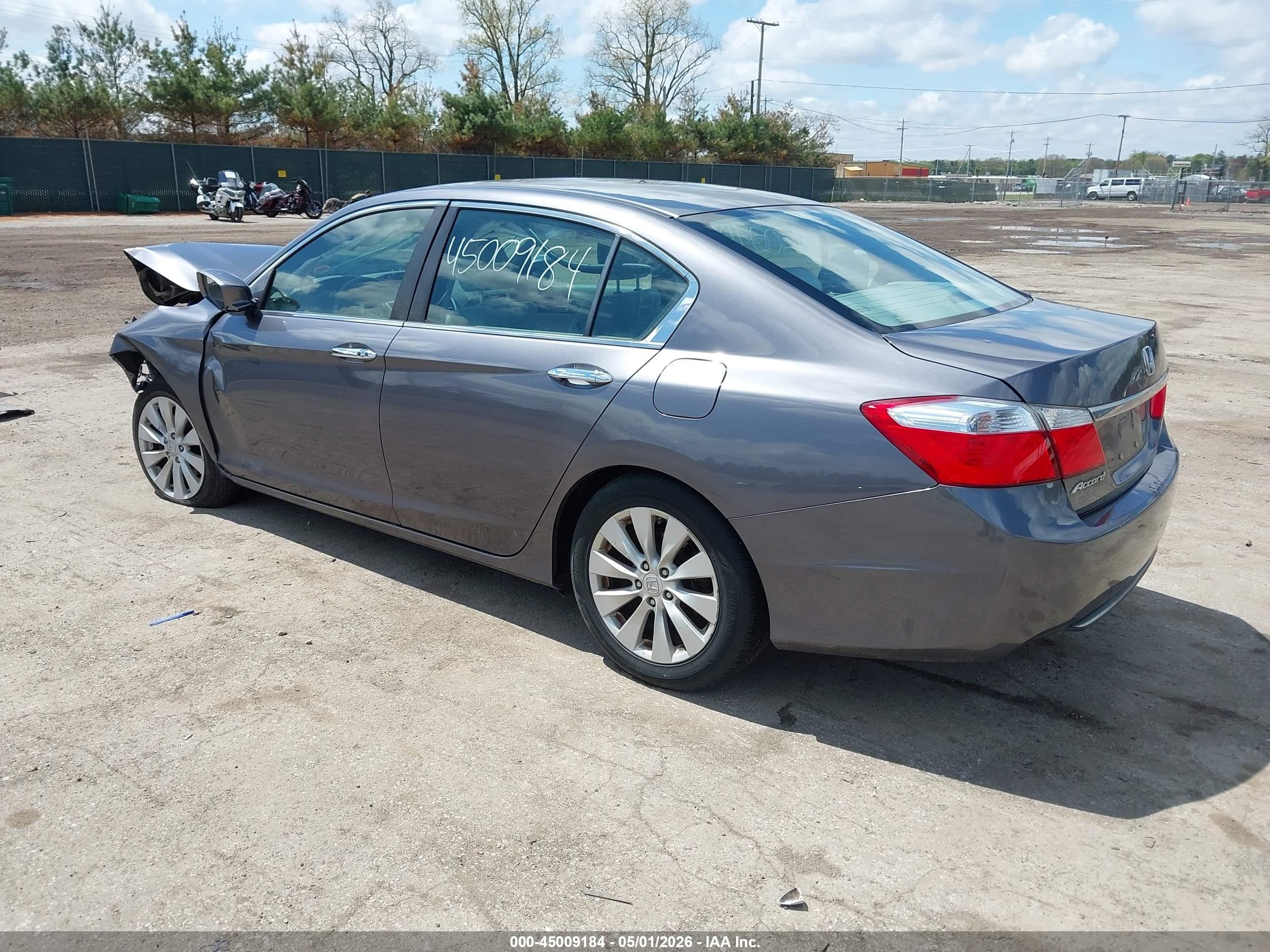 2015 Honda Accord Ex Gray vin: 1HGCR2F71FA081310