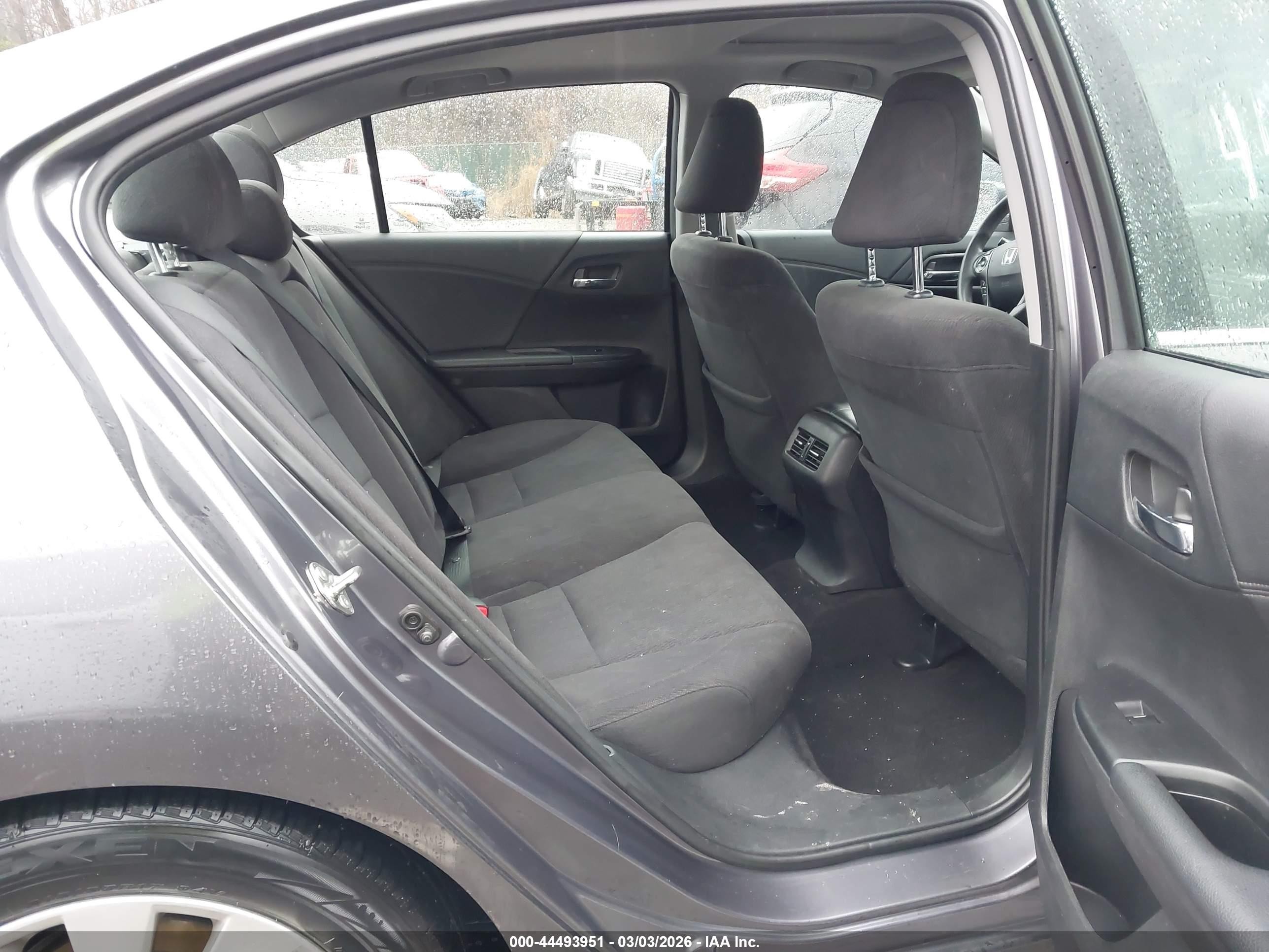 2015 Honda Accord Ex Gray vin: 1HGCR2F71FA097796