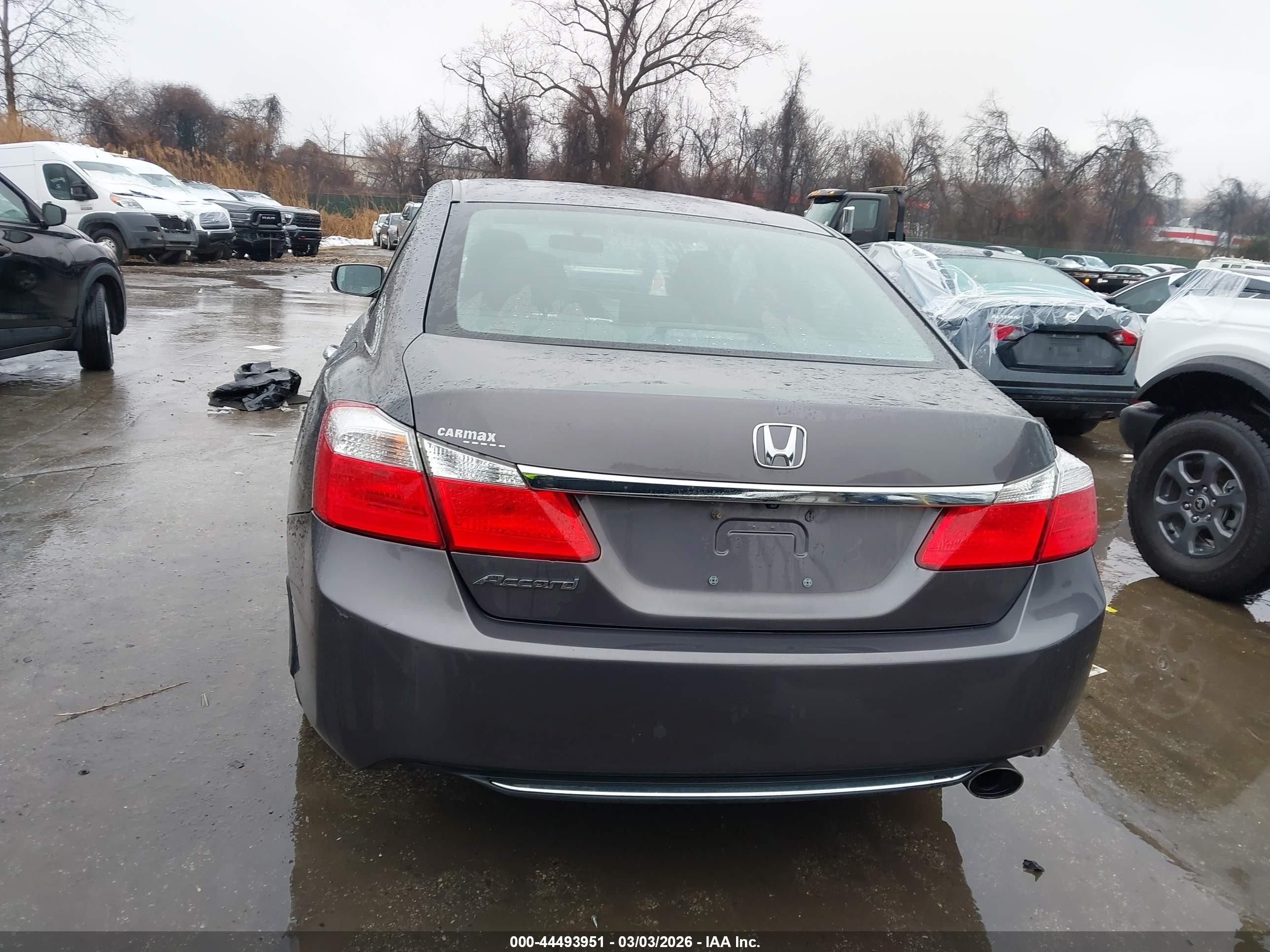 2015 Honda Accord Ex Gray vin: 1HGCR2F71FA097796